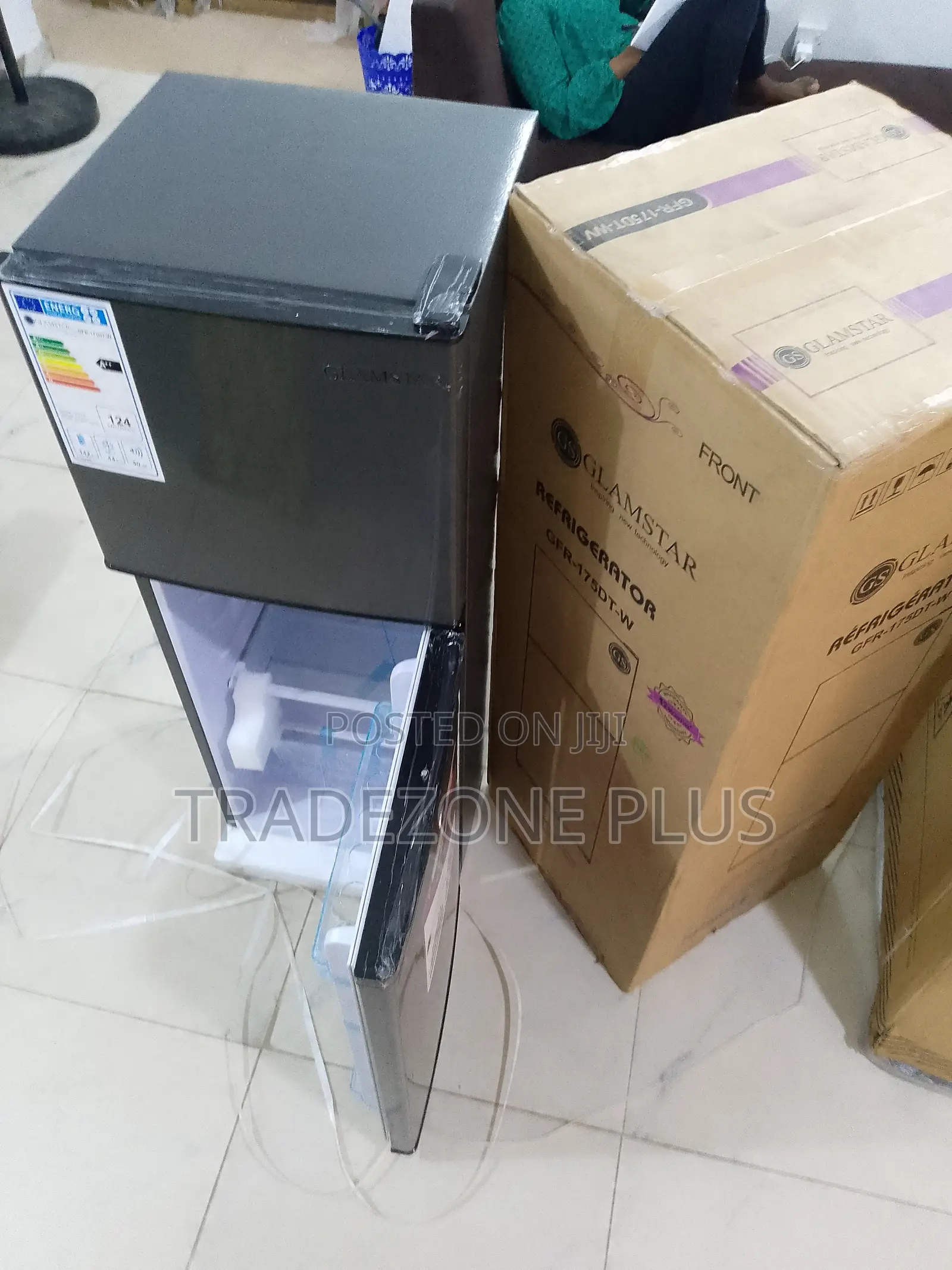Glasmstar 175l Double Door Refrigerator Reliable Household Fridge