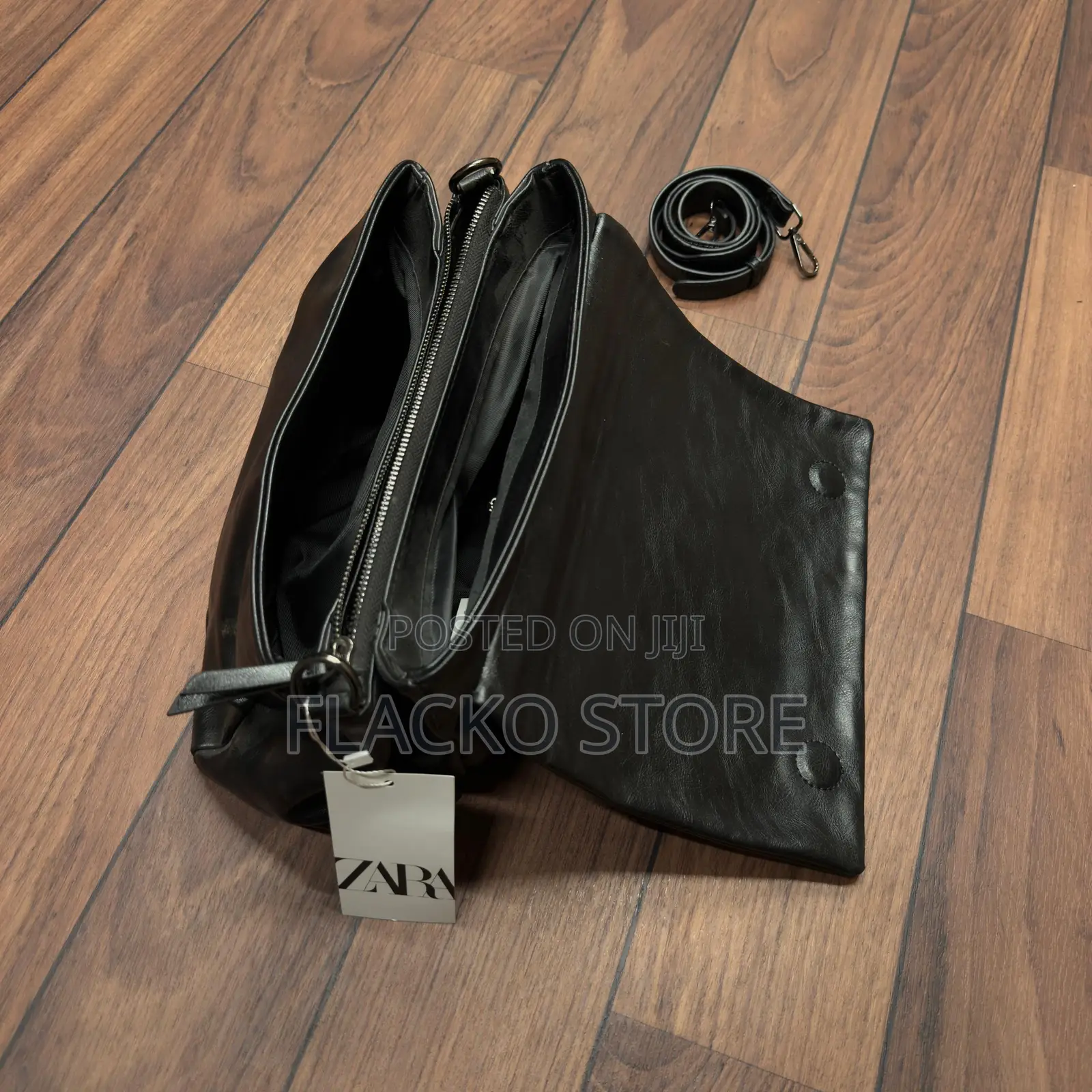 Original Zara Leather Crossbody Bags