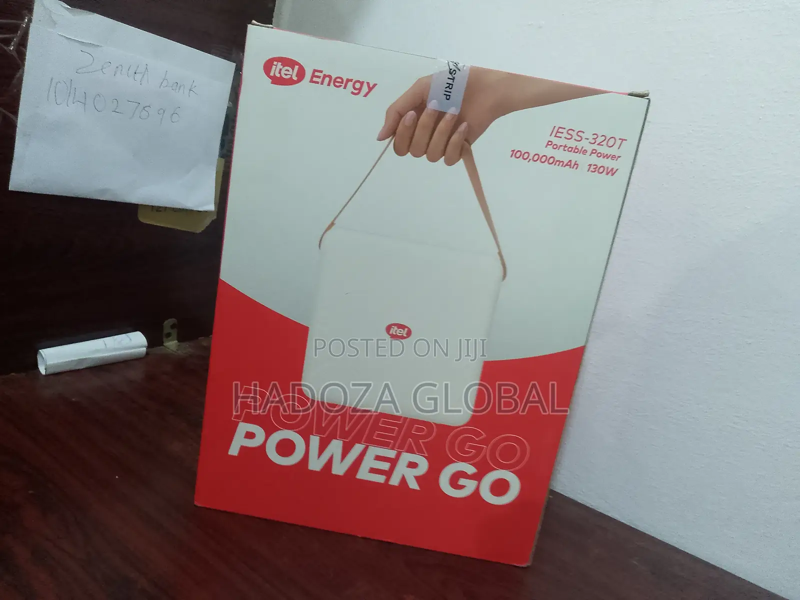 Itel Power Go Portable Power Station 100,000mah Capacity