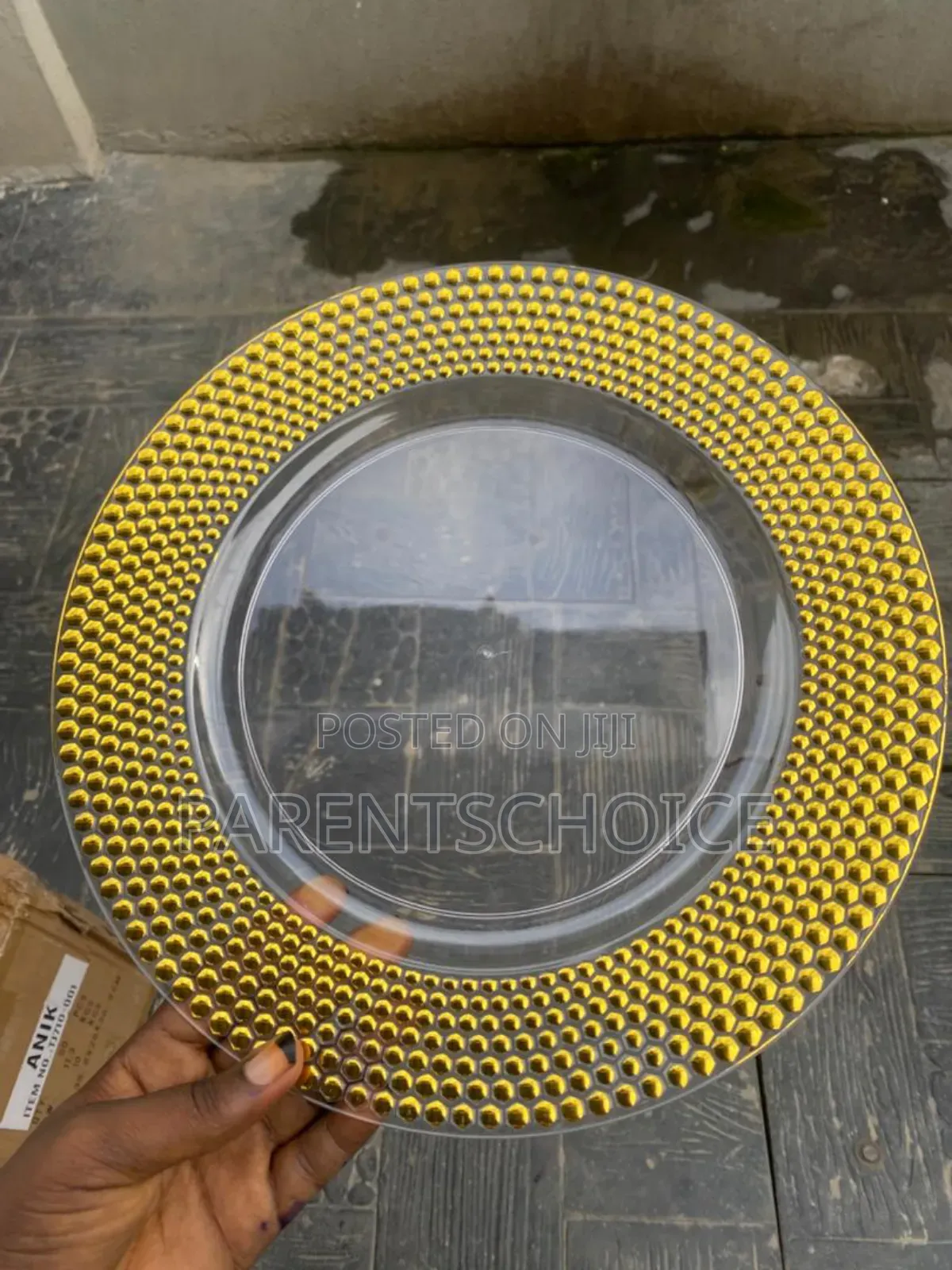 Acrylic Charger Plate- 50pcs