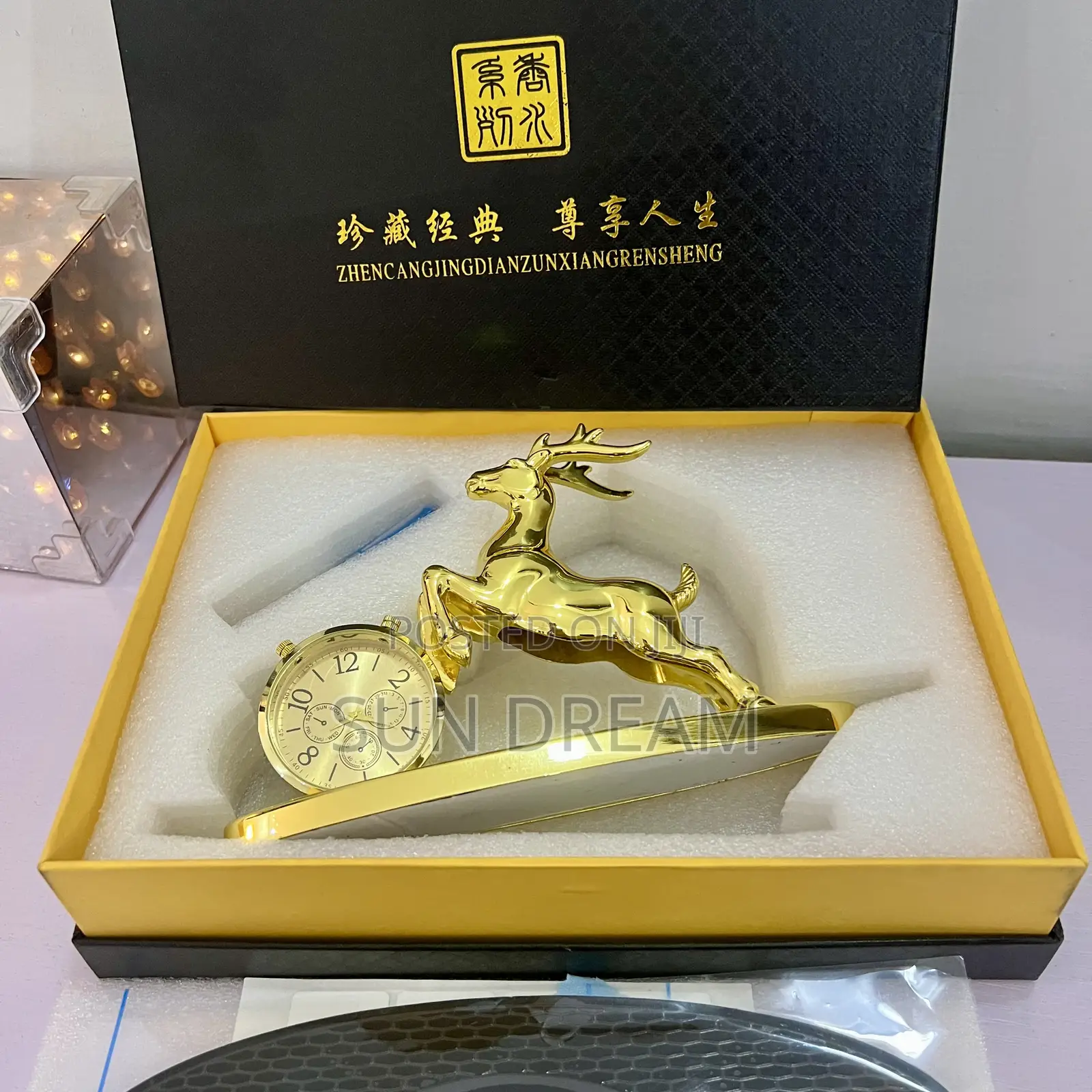 Golden Decoration Car Ornament Father Husband Gift Men Birthday Gifts