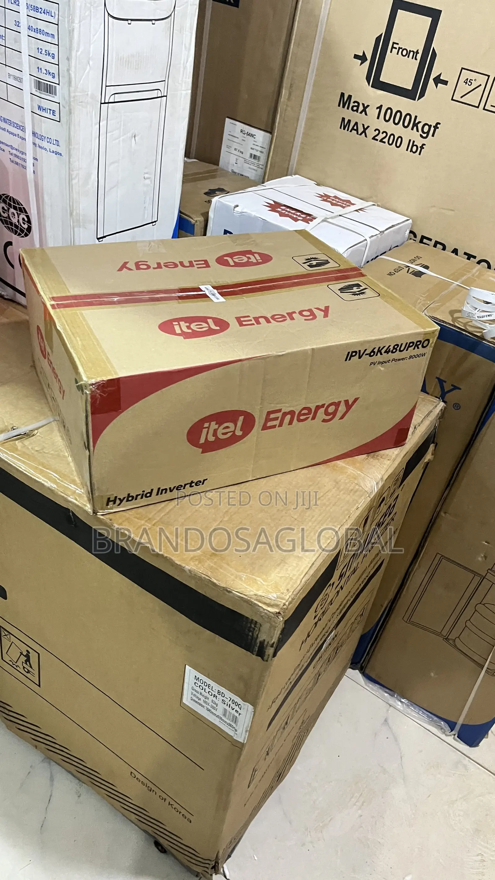Itel Energy Hybrid Inverter(Ipv6k48upro)Strong Solar Electricitysystem