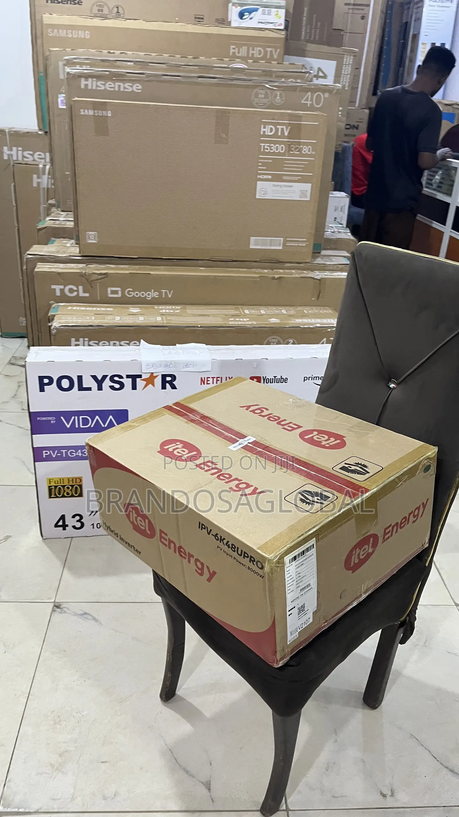 Itel Energy Hybrid Inverter (Ipv-6k48upro) High Power Solar Inverter