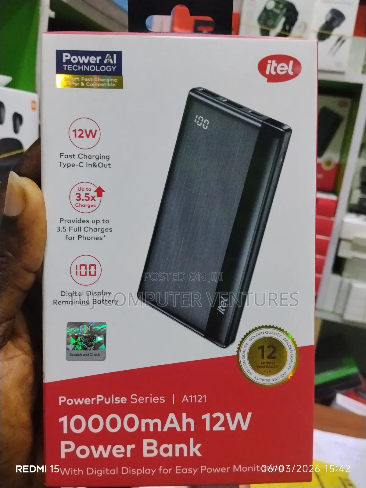 Itel 10000mah Powerbank