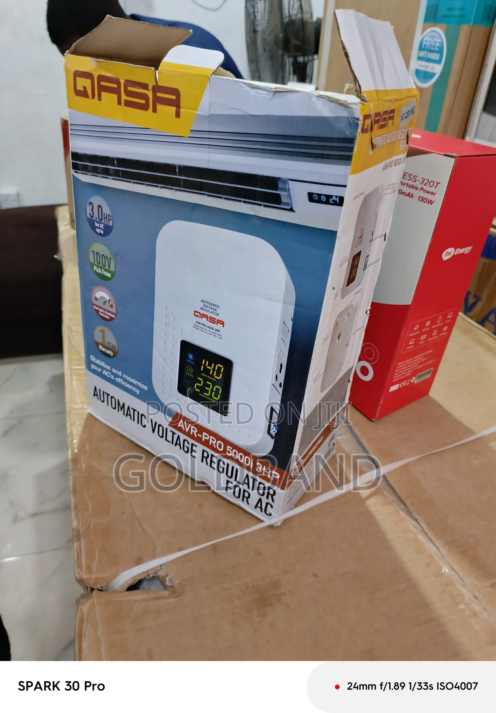 Qasa 5000w 3hp Voltage Regulator for Air Conditioner