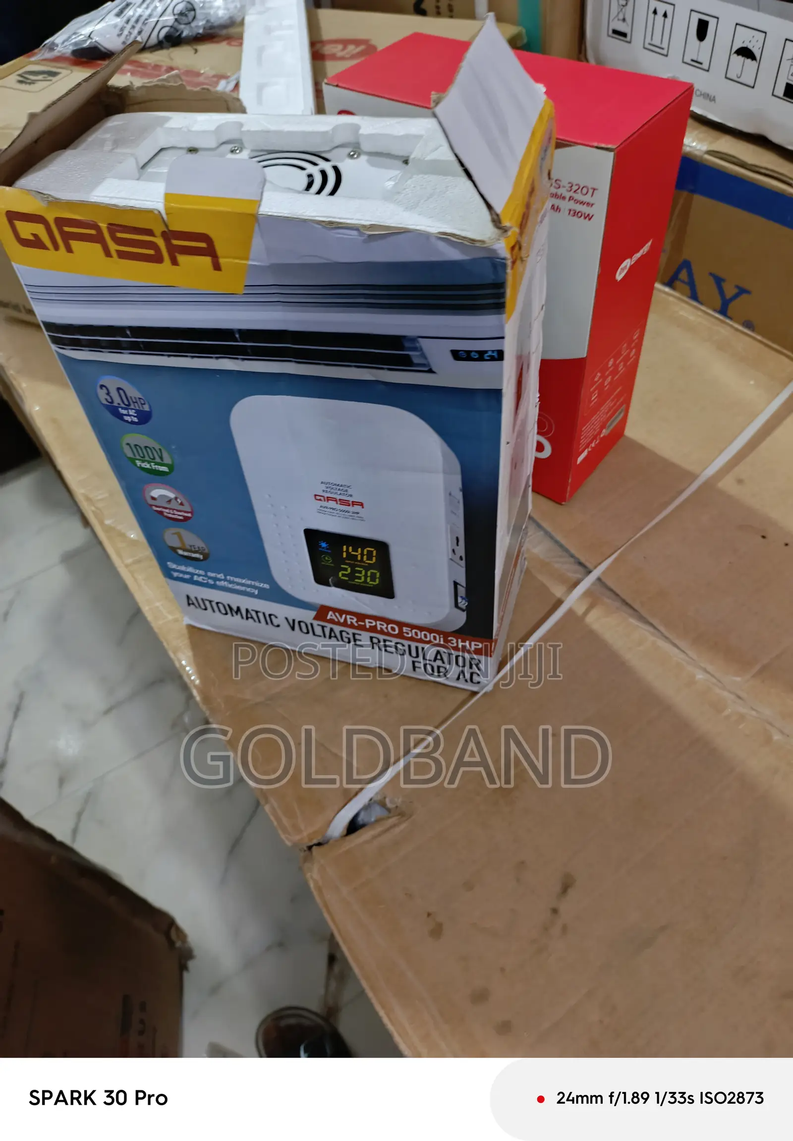 Qasa 5000w Automatic Stabilizer for 3hp Air Conditioner