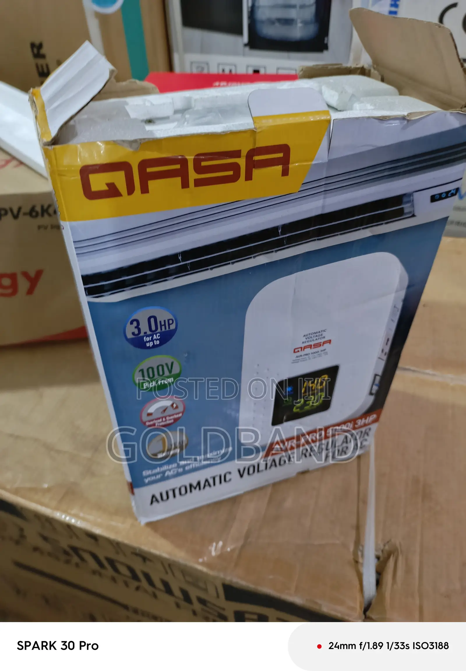 Qasa 5000w 3hp Ac Voltage Control Stabilizer