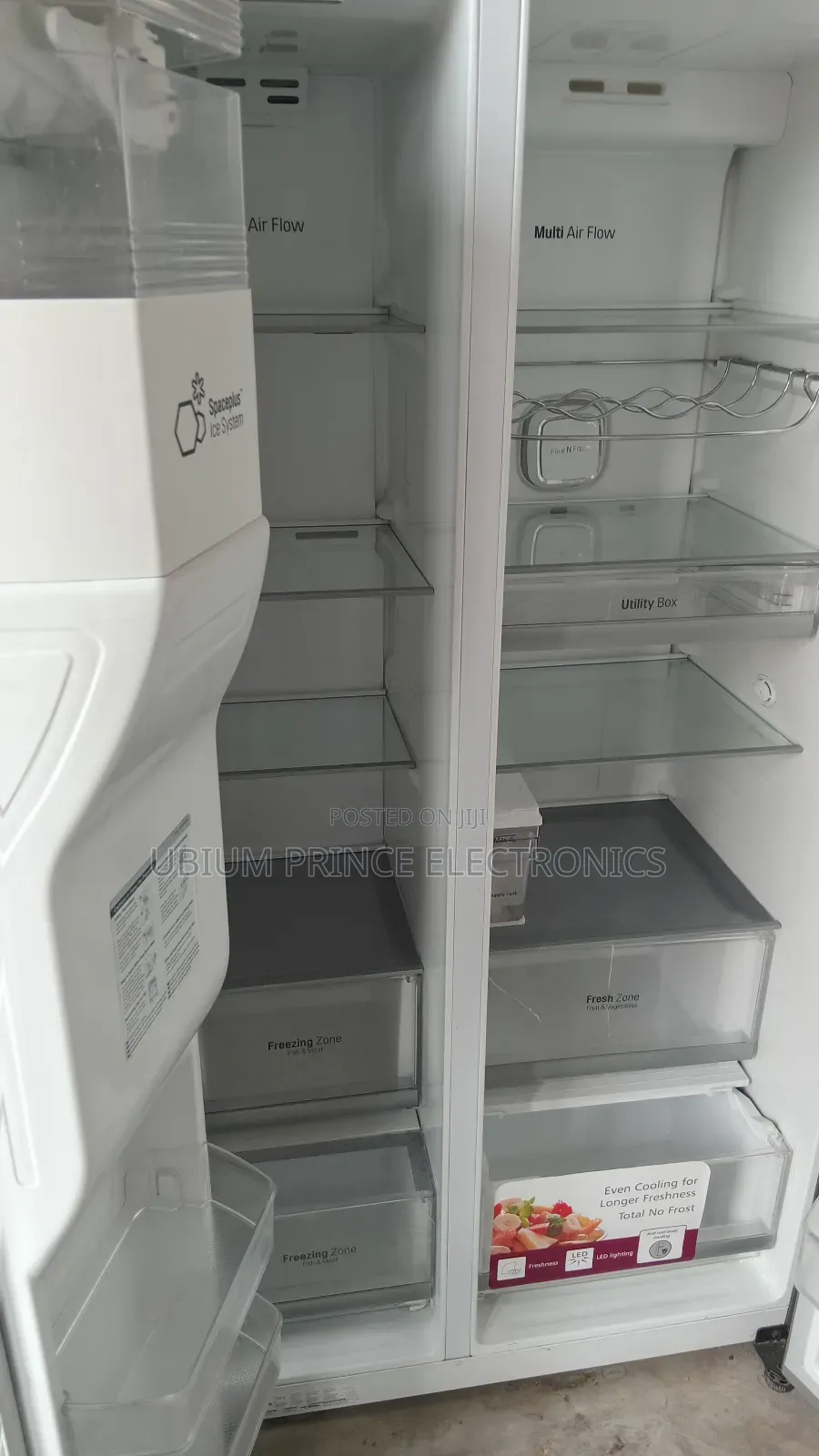 Lg Side by Side Inverter Fridge and Freezer