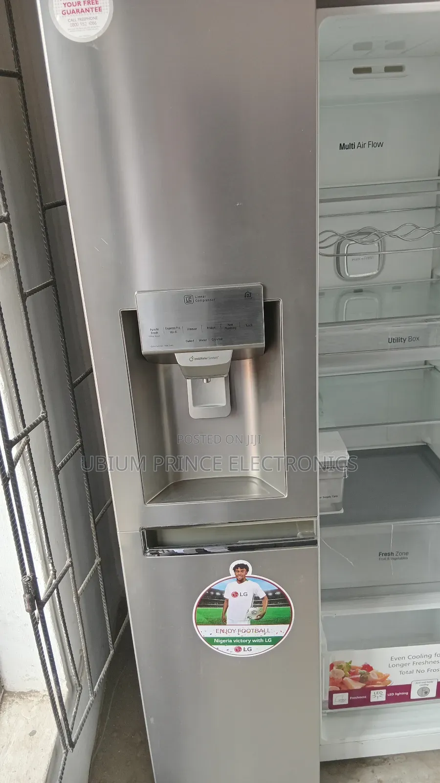 Lg Side by Side Inverter Fridge and Freezer