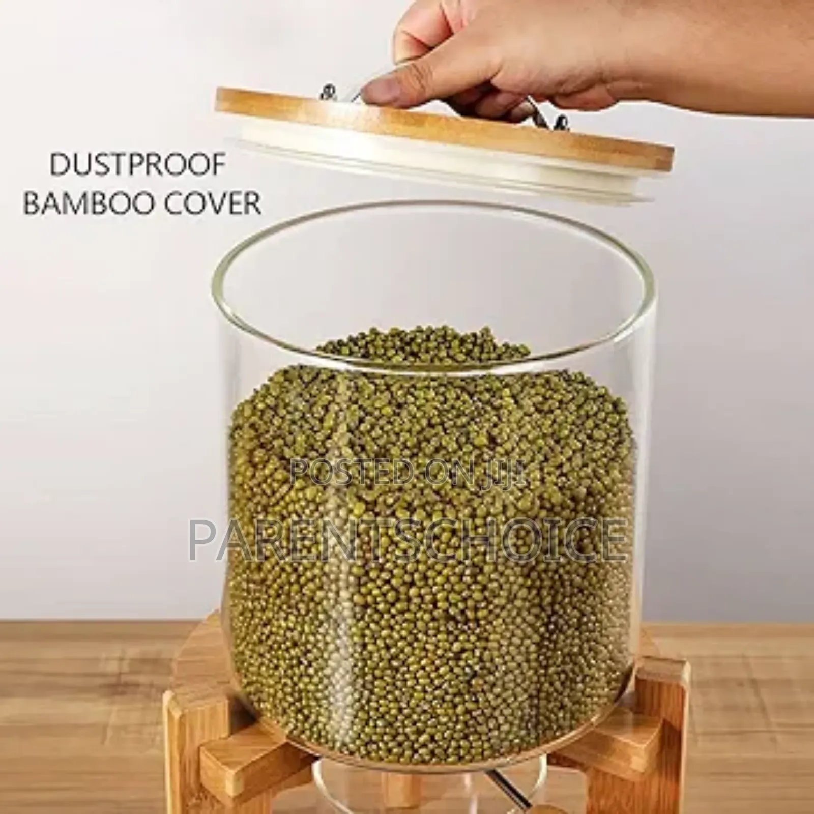 Rice Dispenser, Food Storage Containers, Glass Grain Container 5l/8l