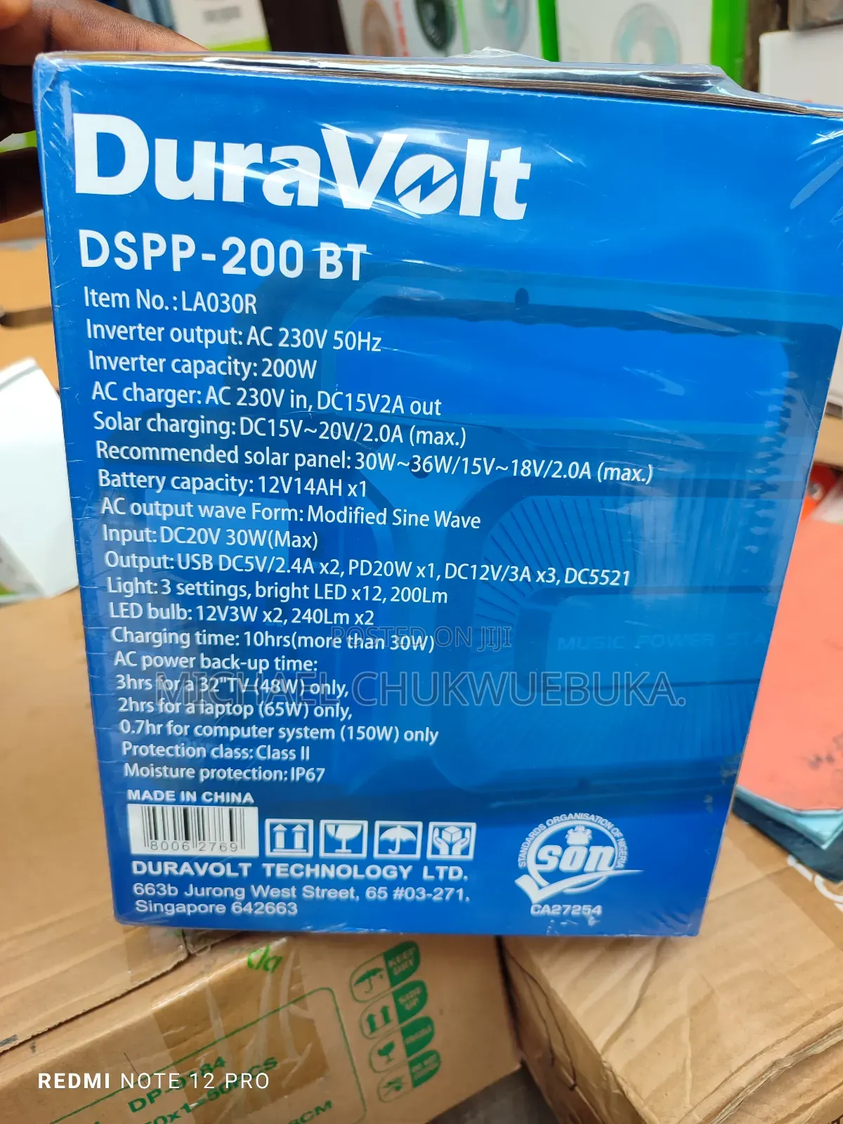 Duravolt 200w Portable Power Station With Music
