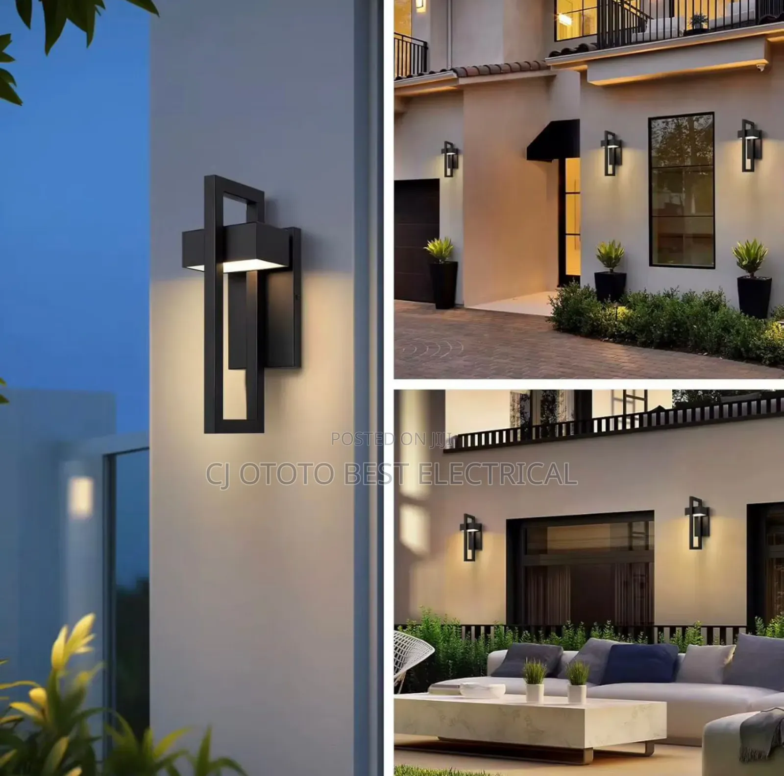 Cast Body Outdoor Led Light, Warm White White Display