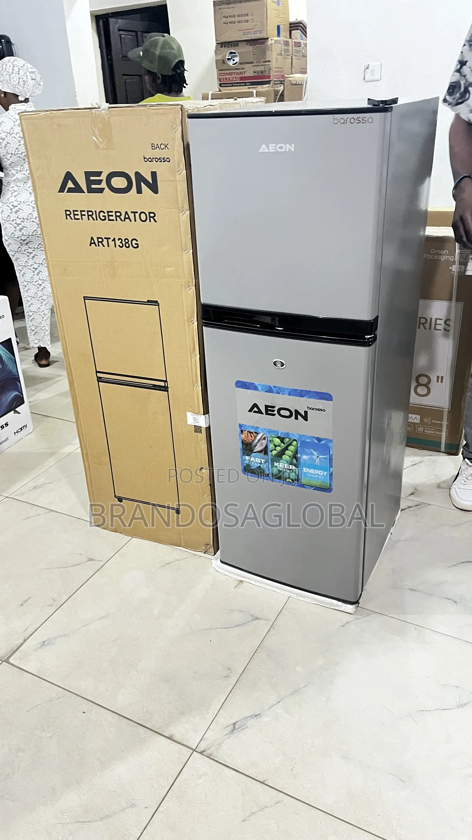 Aeon 138l Double Door Compact Premium Refrigerator Art-138g