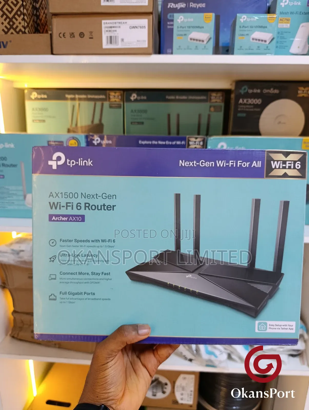 TP-Link Wifi 6 Router Ax10 Ax20 Ax21 Ax23 Ax50 Ax95 Axe75 Axe95 Archer