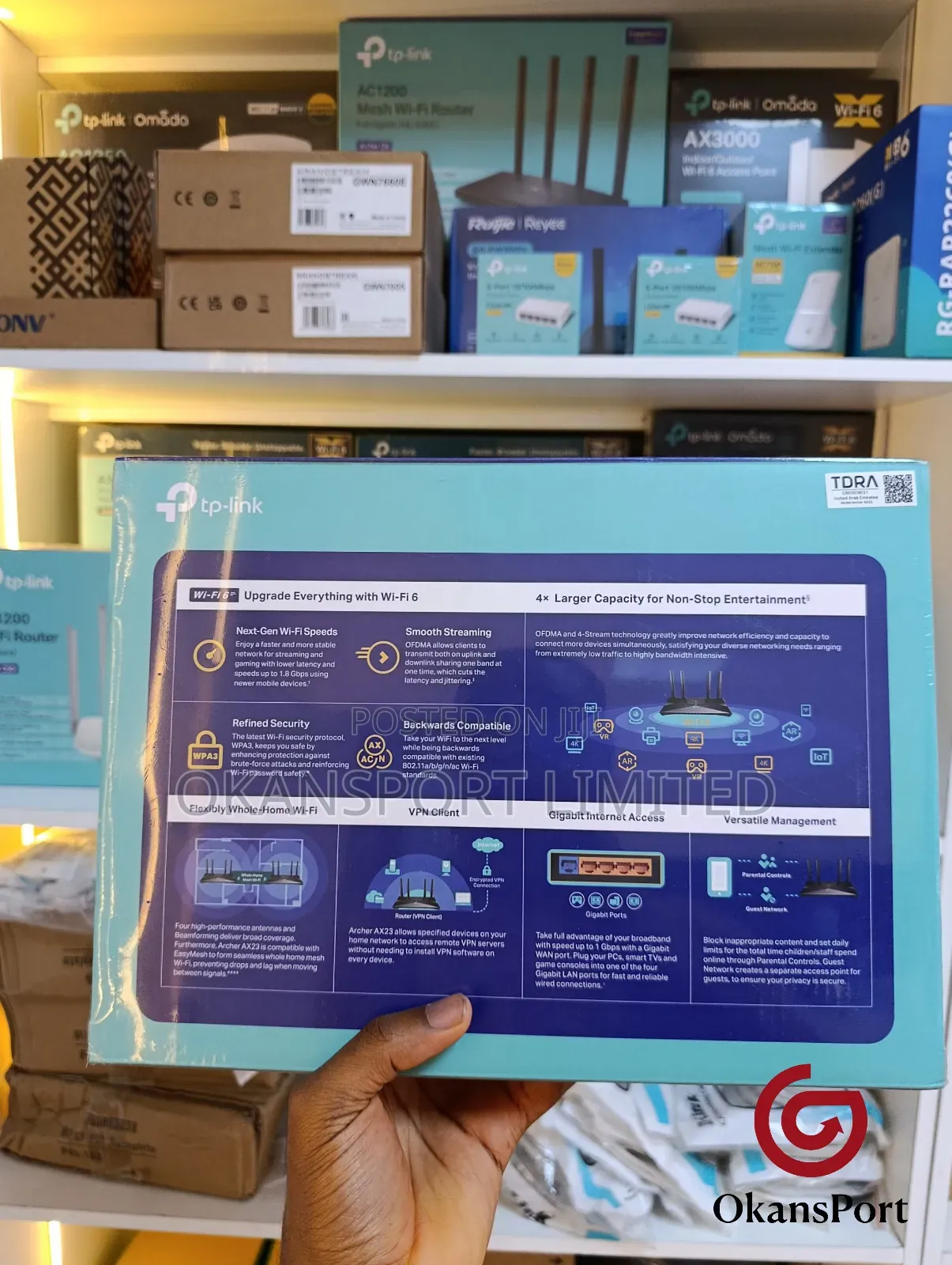 TP-Link Wifi 6 Router Ax10 Ax20 Ax21 Ax23 Ax50 Ax95 Axe75 Axe95 Archer