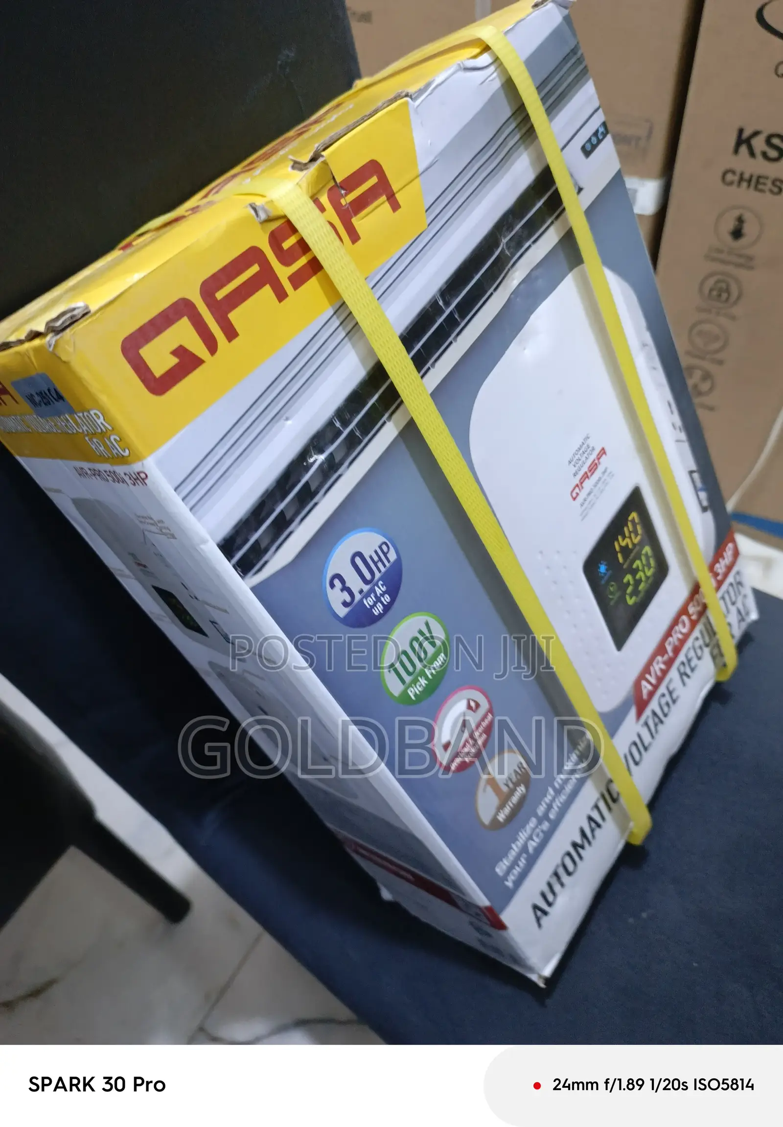 Qasa Automatic 5000w 3hp Voltage Stabilizer Guard