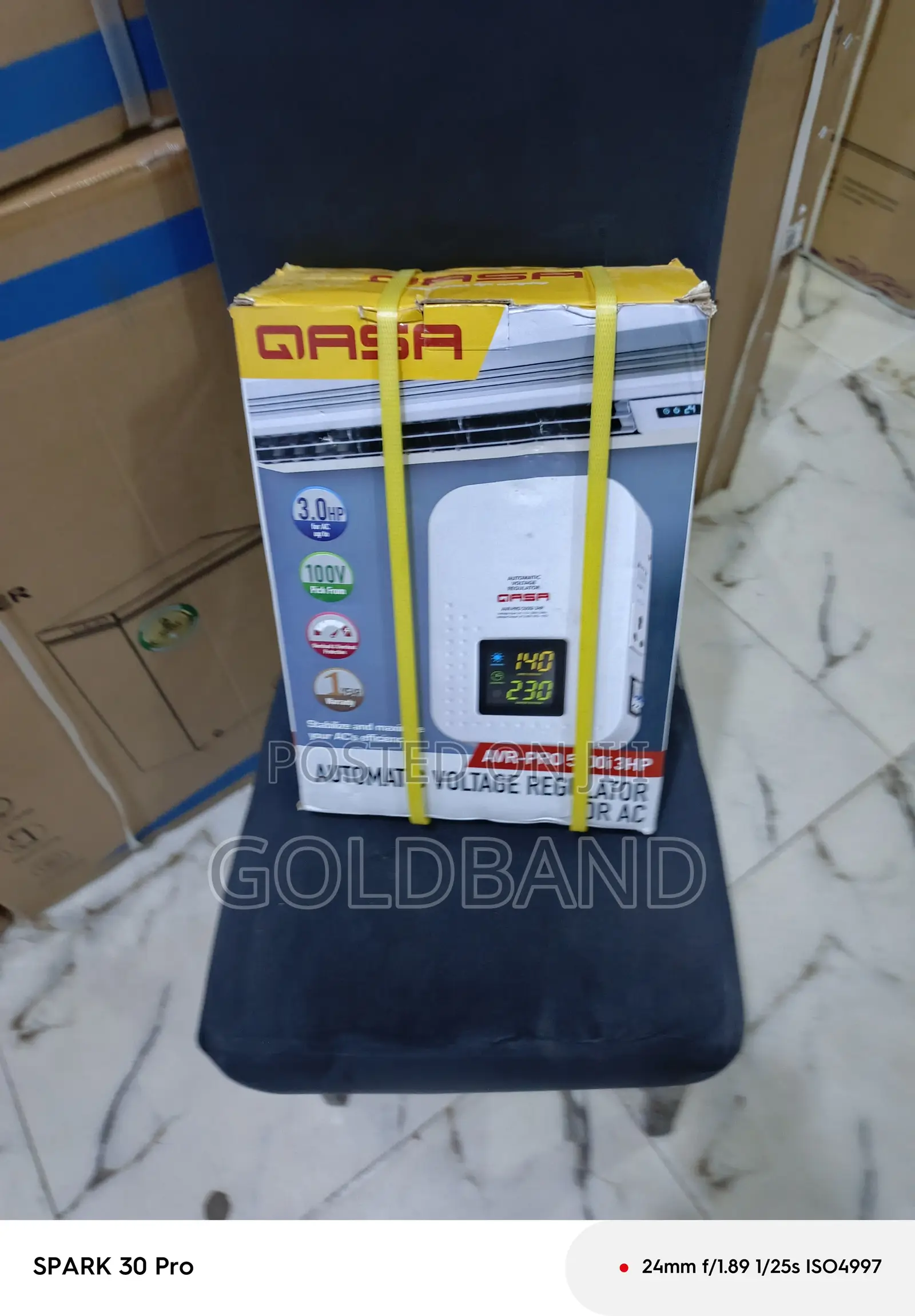 Qasa 3hp Voltage Stabilizer for Air Conditioner Safety
