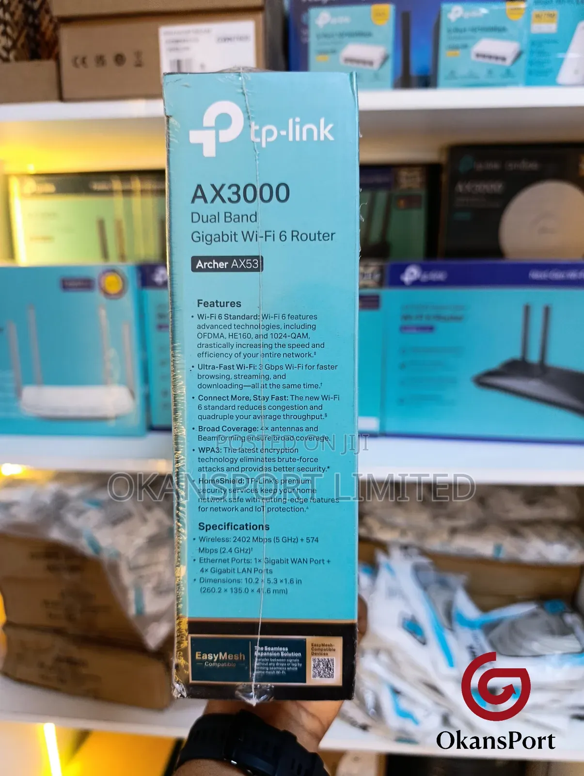 TP-Link Wifi 6 Wifi 7 Router Ax53 Ax55 Ax72 Ax73 90 Be3600 Be550 Be230