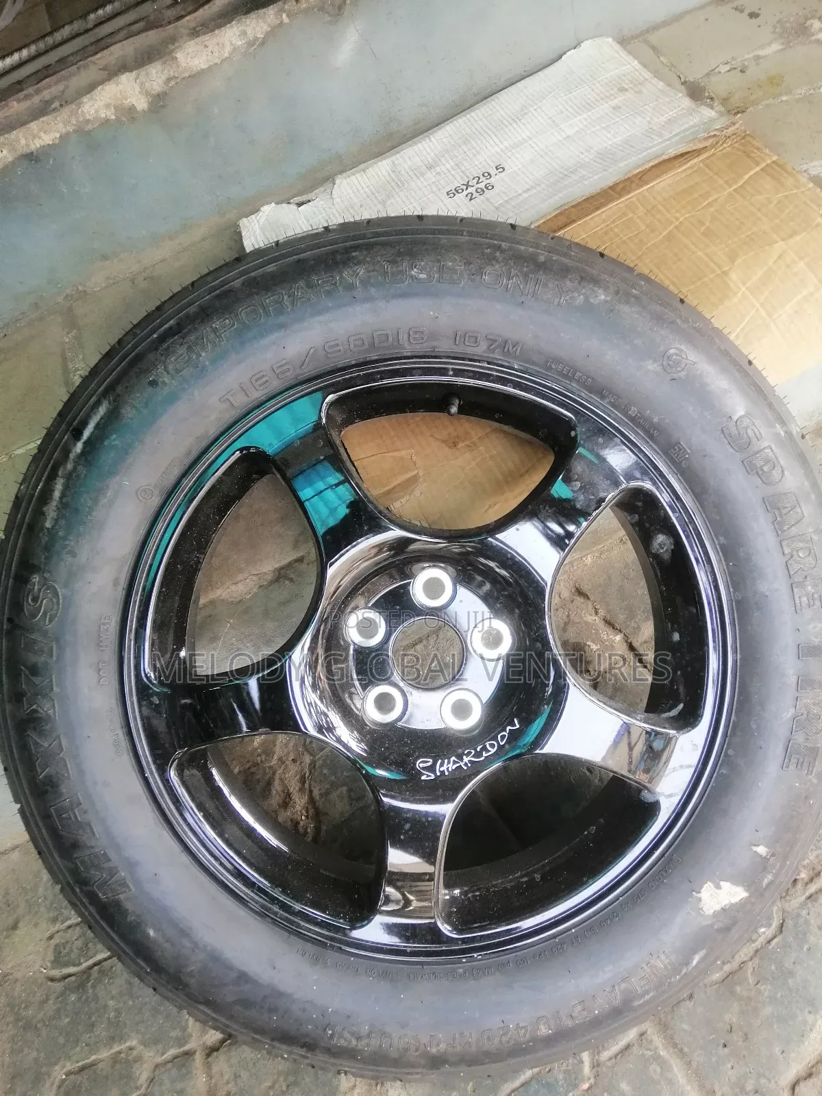 T165/90dr18 Spare Tyre