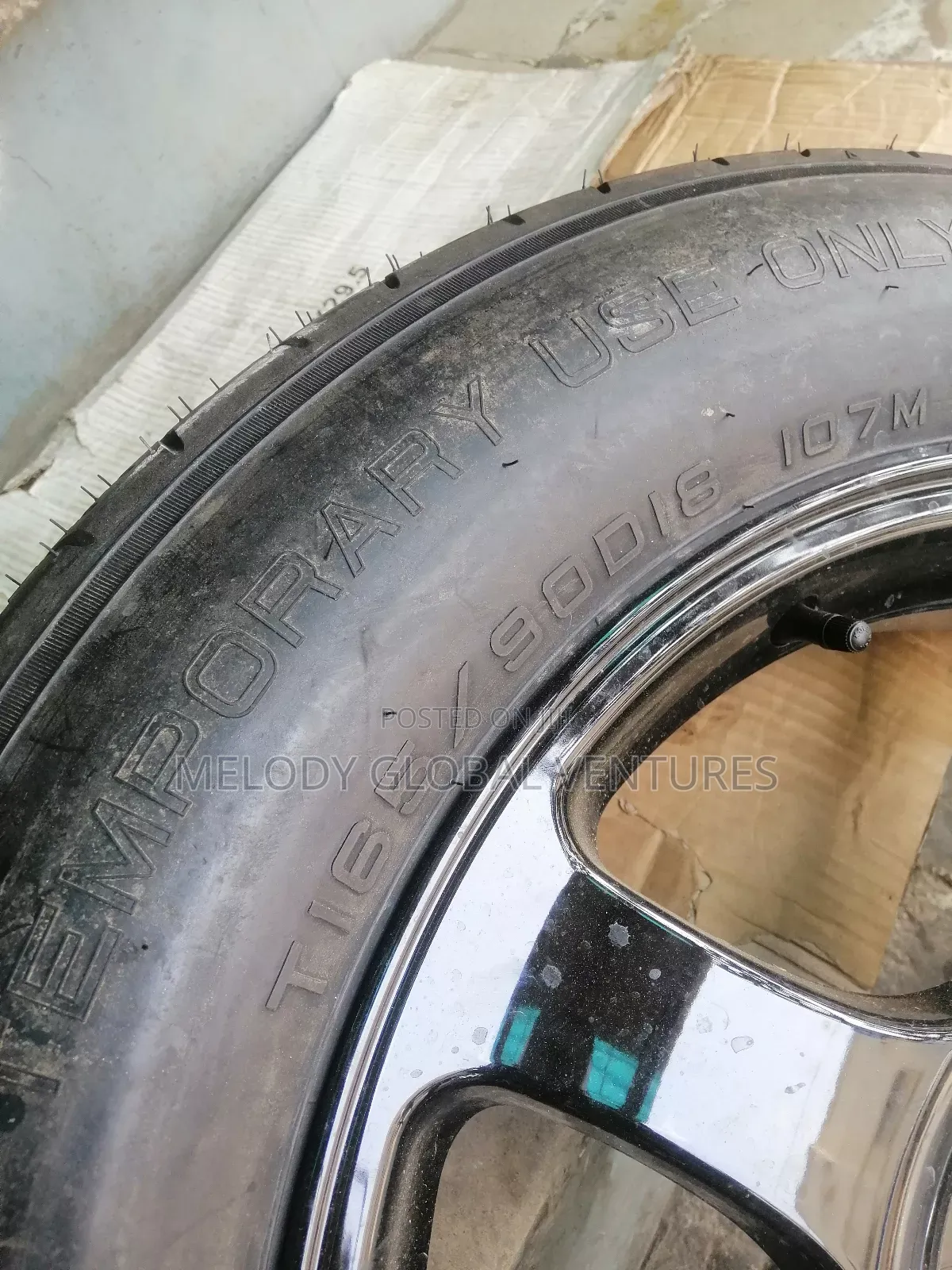 T165/90dr18 Spare Tyre