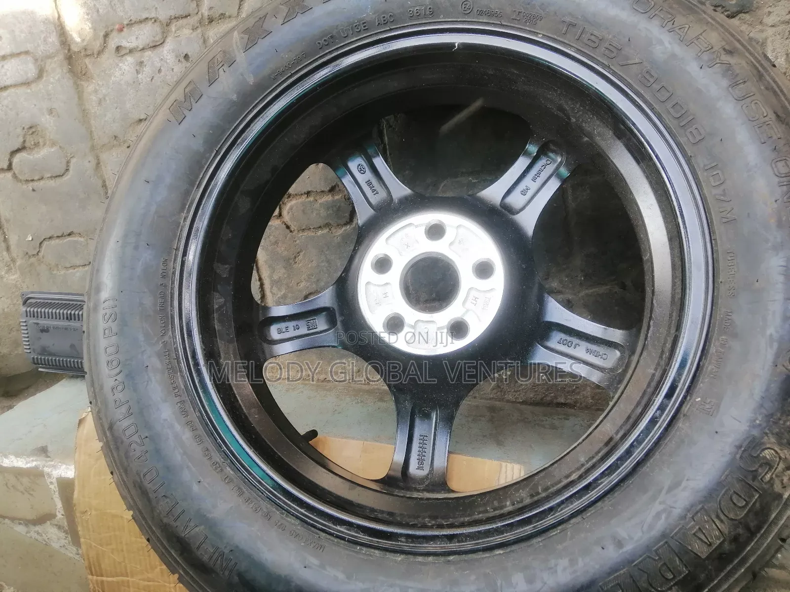 T165/90dr18 Spare Tyre