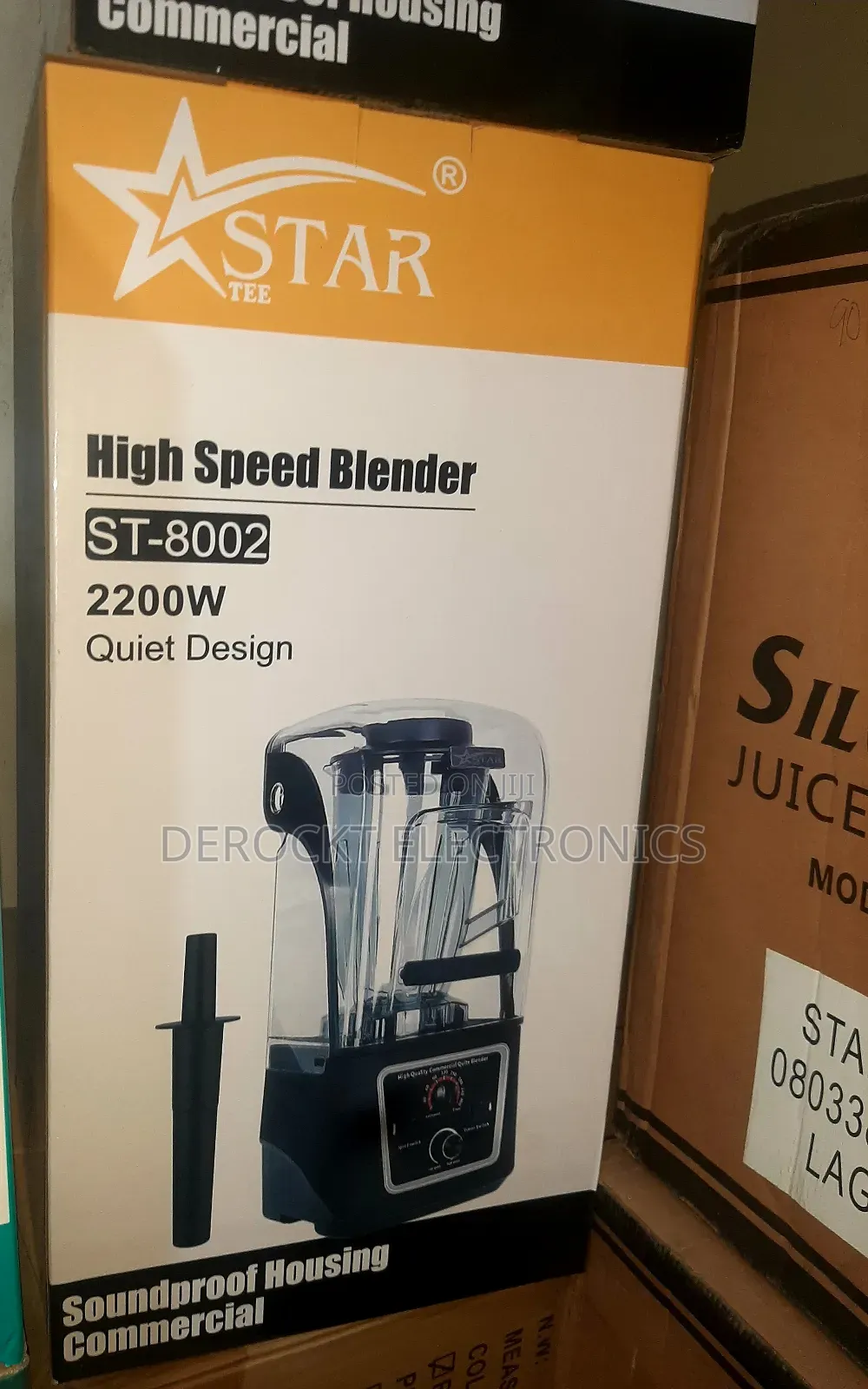 Star Tee Commercial Soundproof Blender