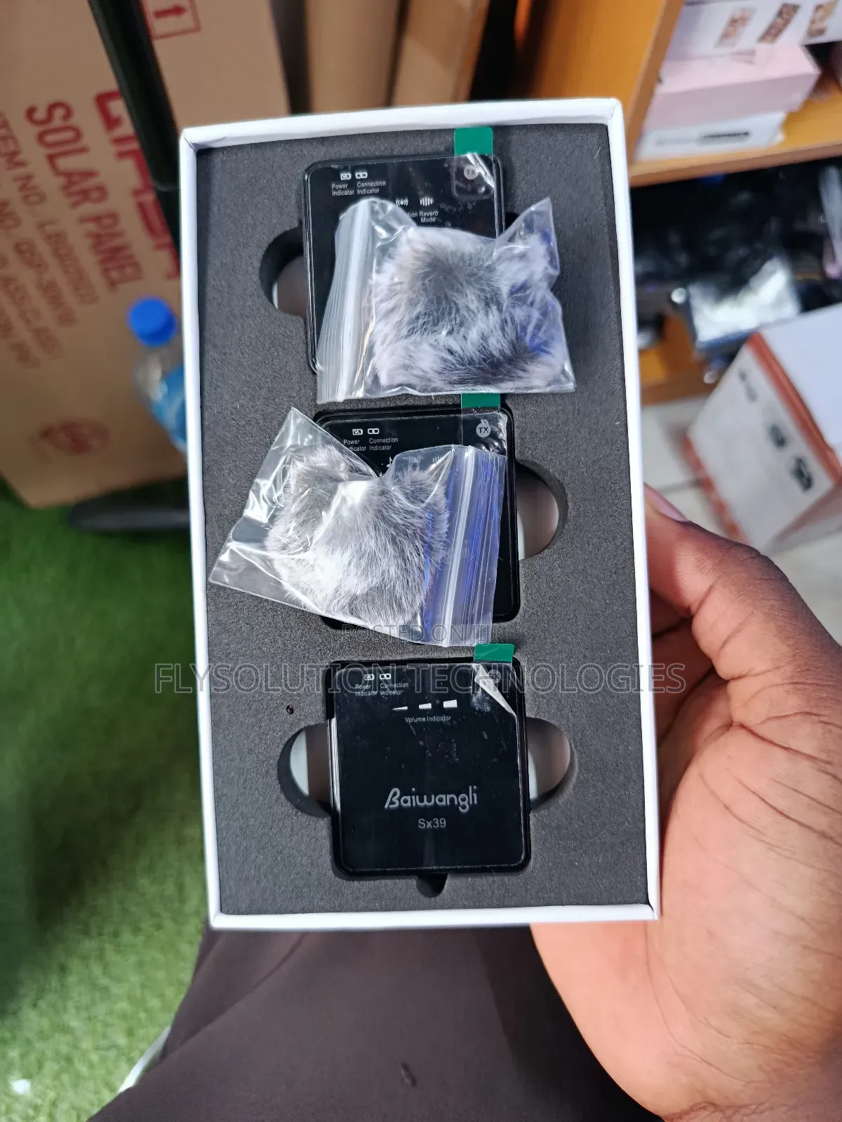 Baiwangli Sx39 Wireless Microphone Lavalier Lapel Mic