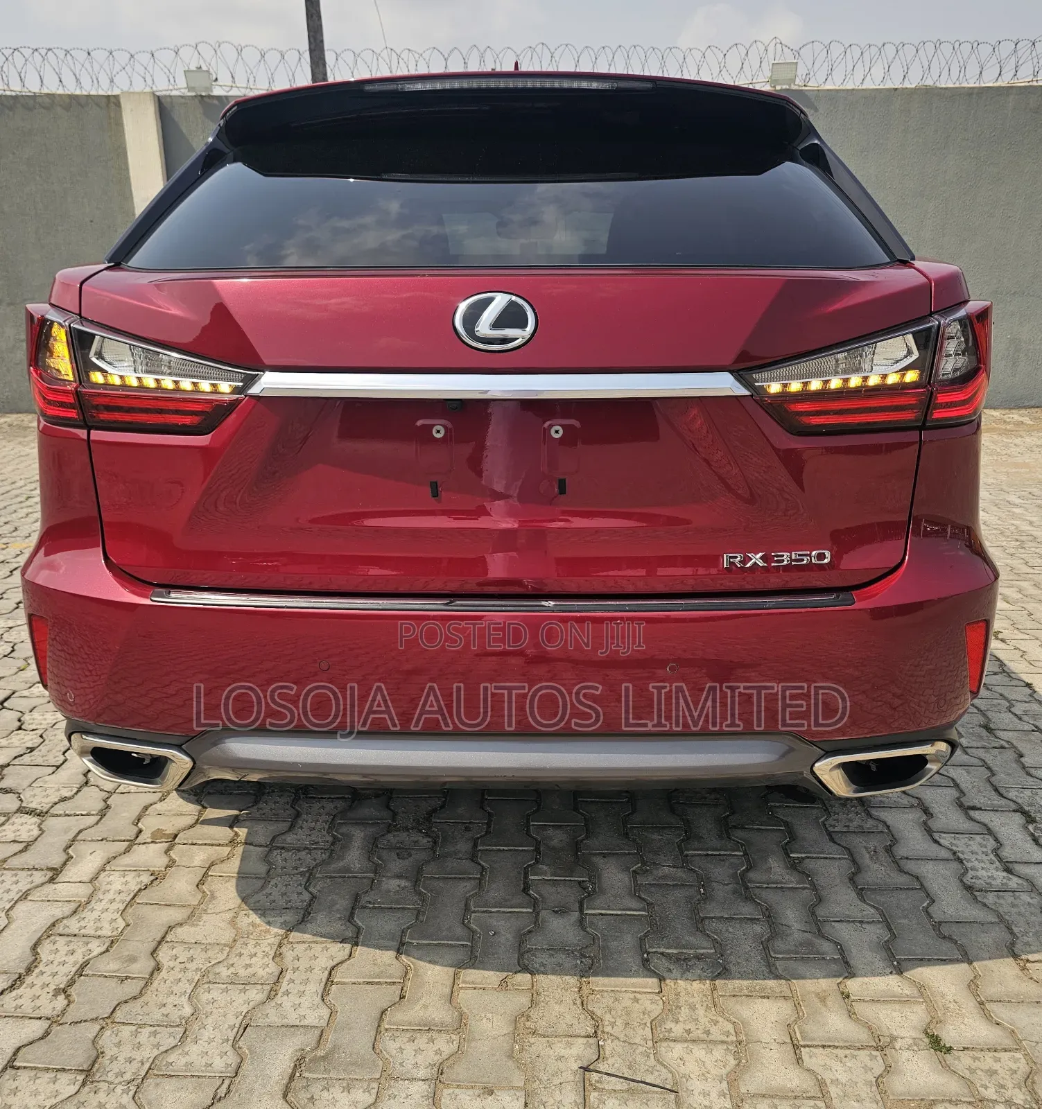 Lexus RX 350 FWD 2017 Red