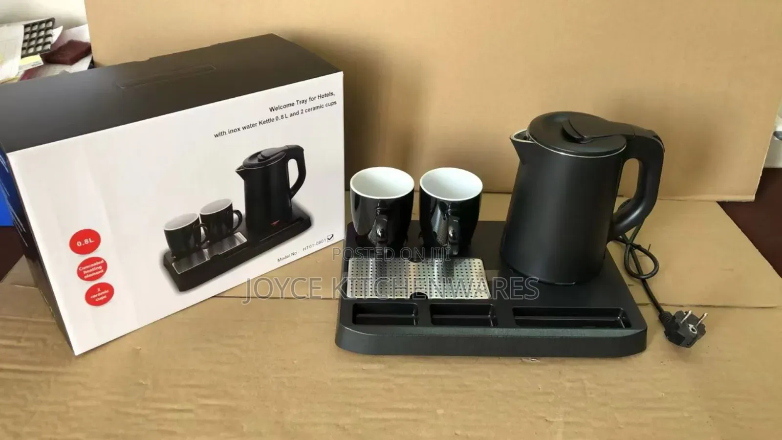 Stainless Steel Kettle And Hotel Tray