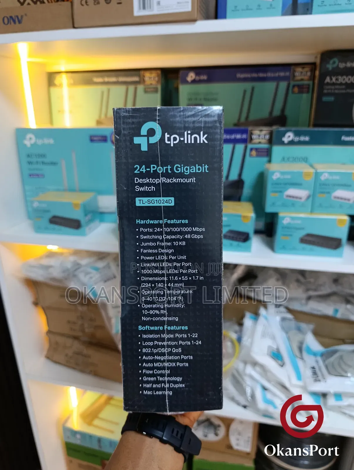 TP-Link 24 Port Gigabit Switch 10/100 Tl-Sg1024 Tl-Sg1024d Tl-Sf1024