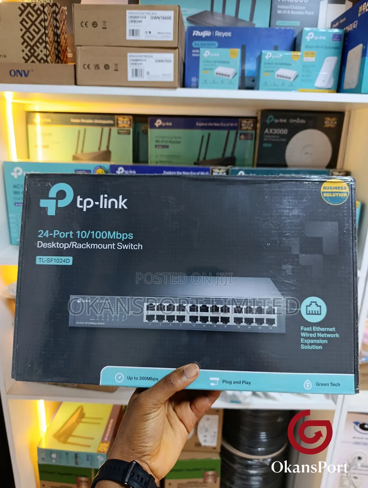 TP-Link 24 Port Gigabit Switch 10/100 Tl-Sg1024 Tl-Sg1024d Tl-Sf1024