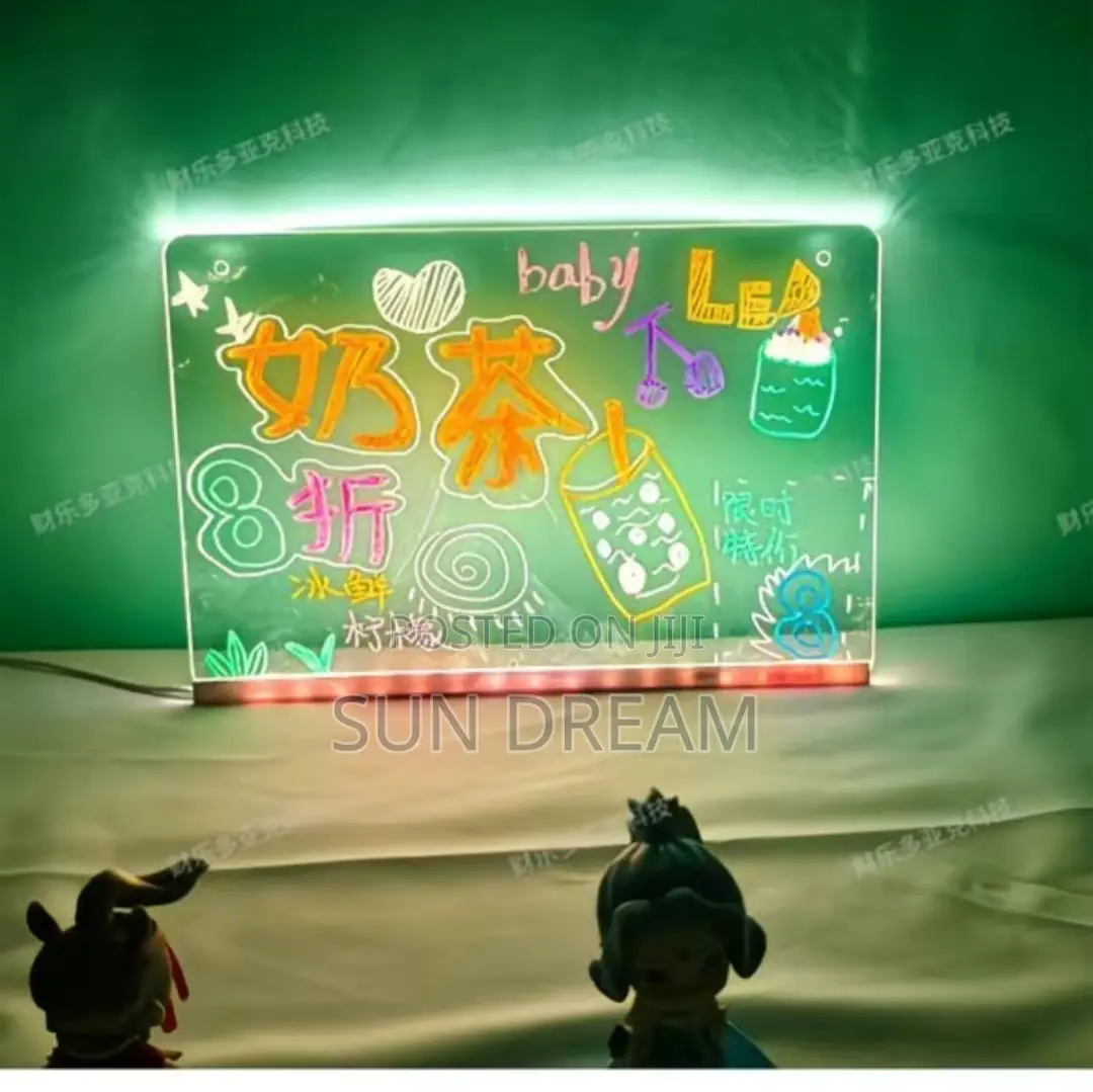 Advertising Led Board Lighting Transparent Board Writing Boards