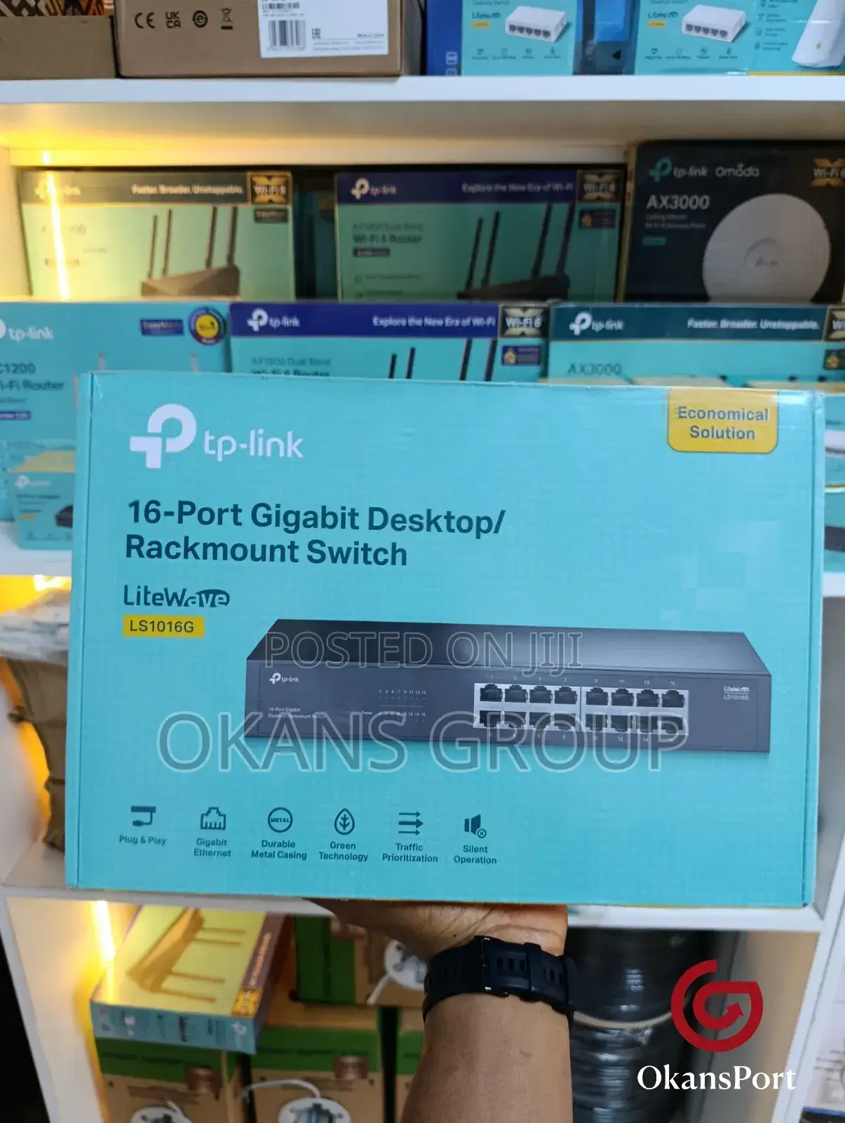 Tp-Link 16 Port Gigabit Switch Tl-Sg1016 Tl-Sg1016d Tl-Sf1016 Ls1016g