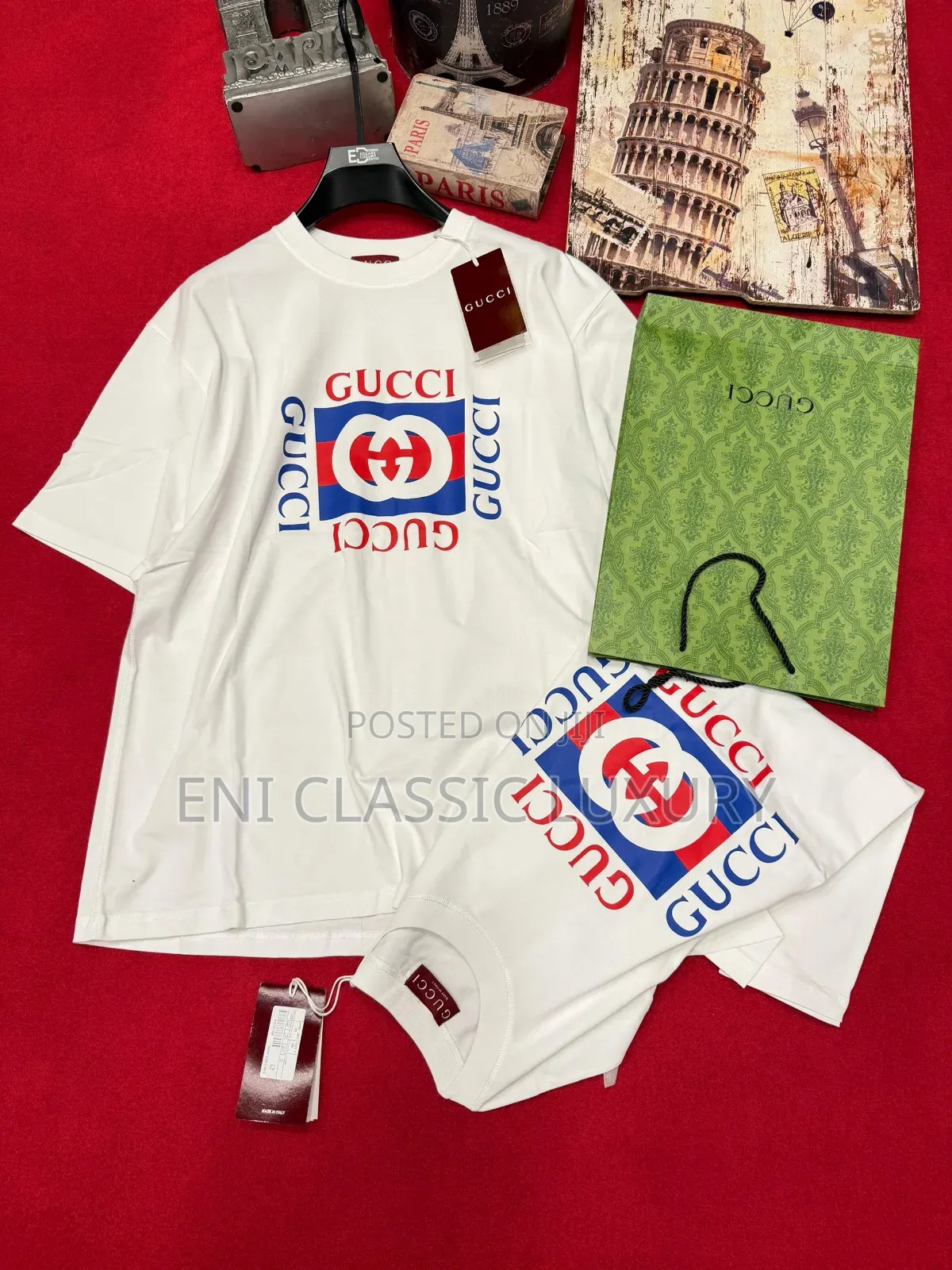 Gucci Luxury Men's Round Neck Well Banded Package