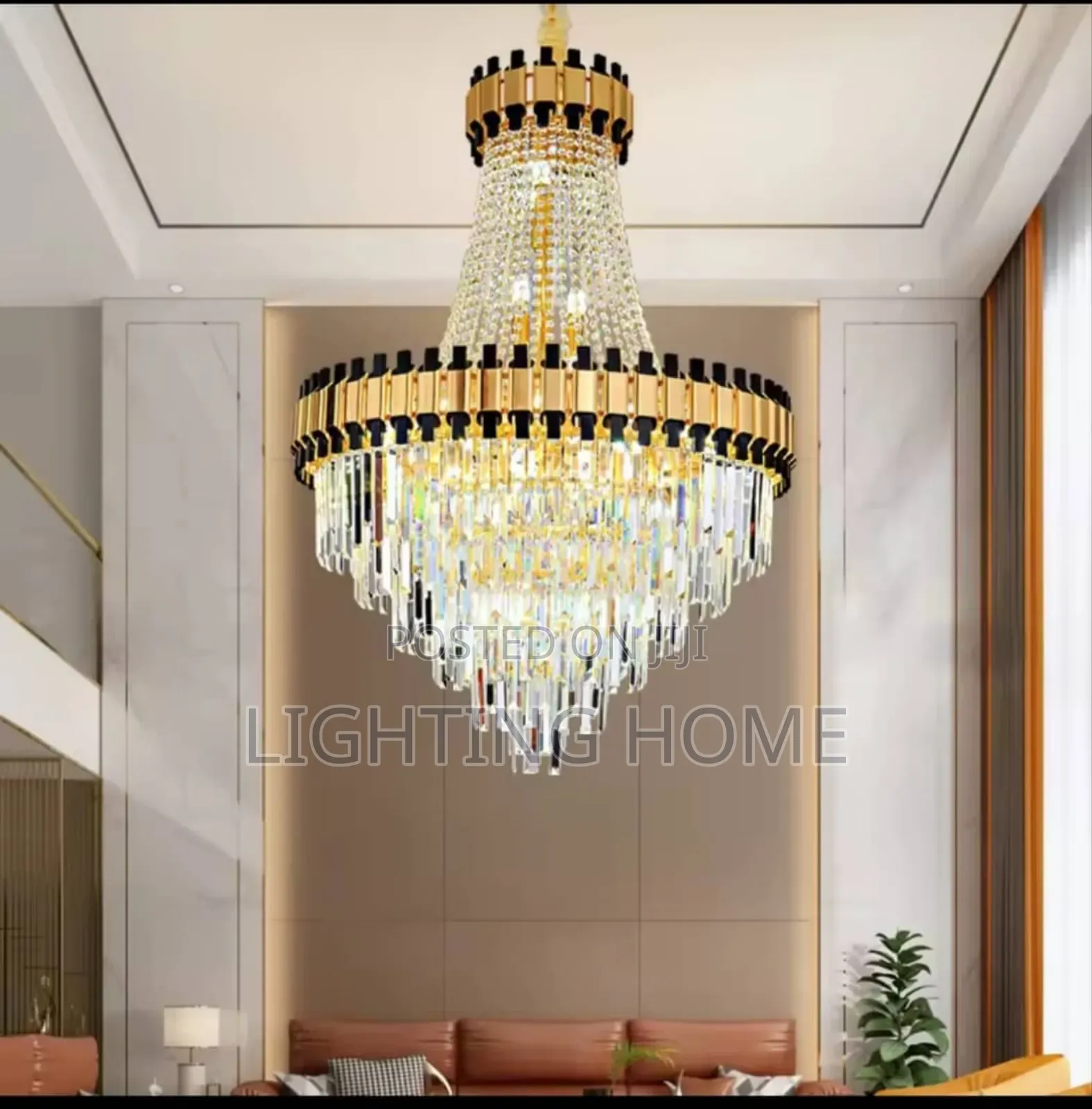 Crystal Chandelier Light By 600mm