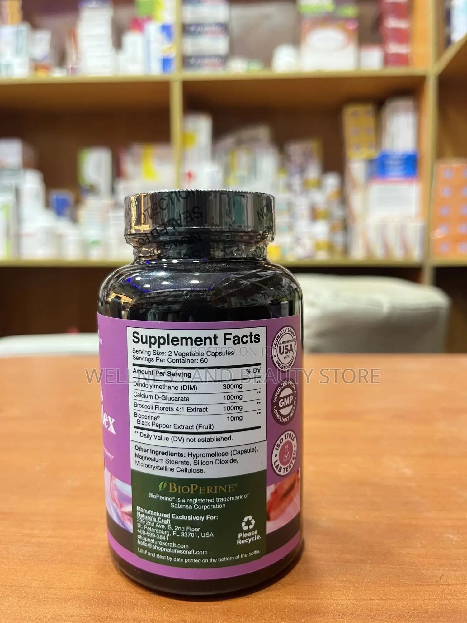Women’S Dim Complex With Calcium D-Glucorate by 120 Capsules