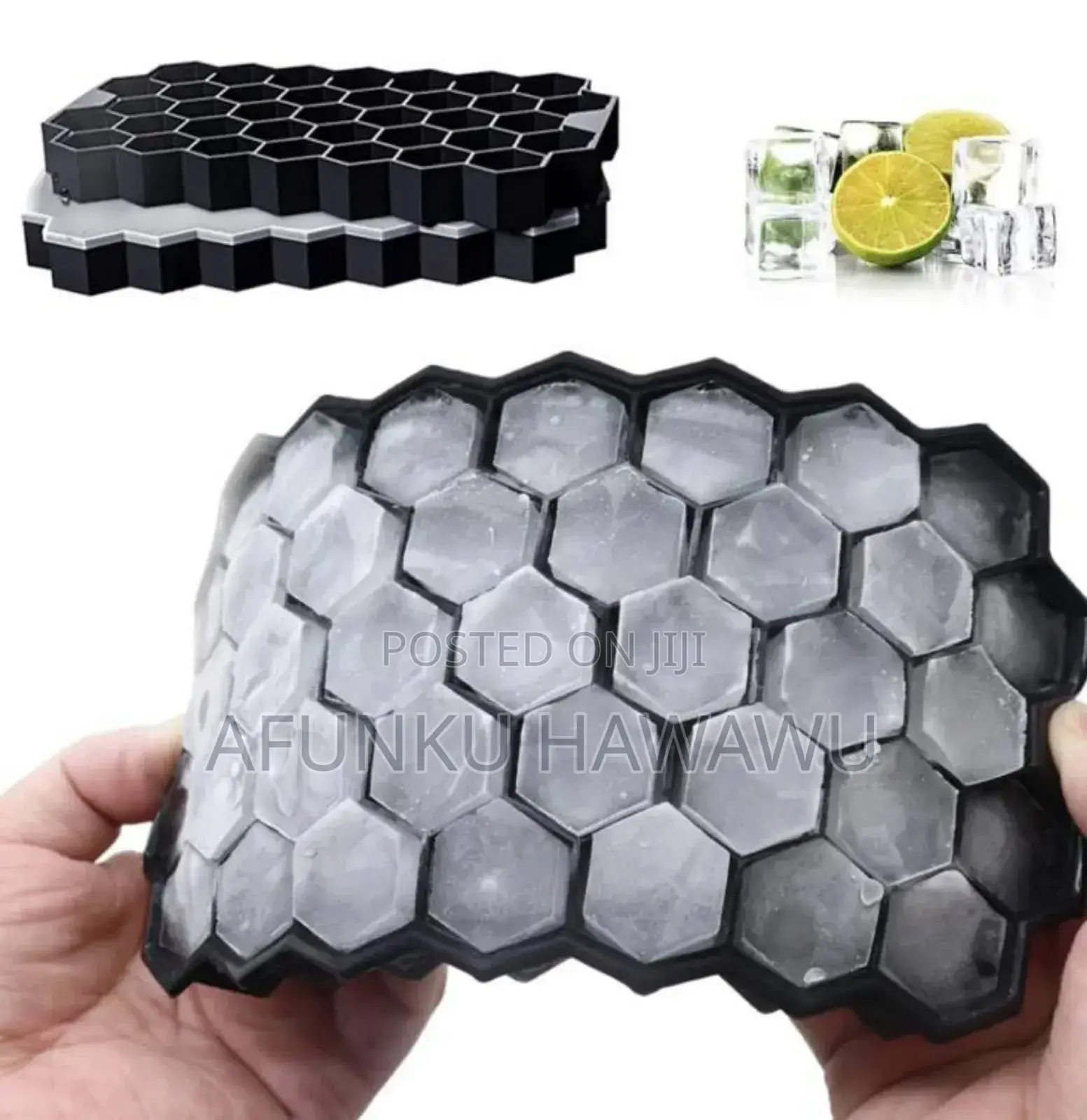 37grid Hexagon Ice Mould (Food Grade Silicon)