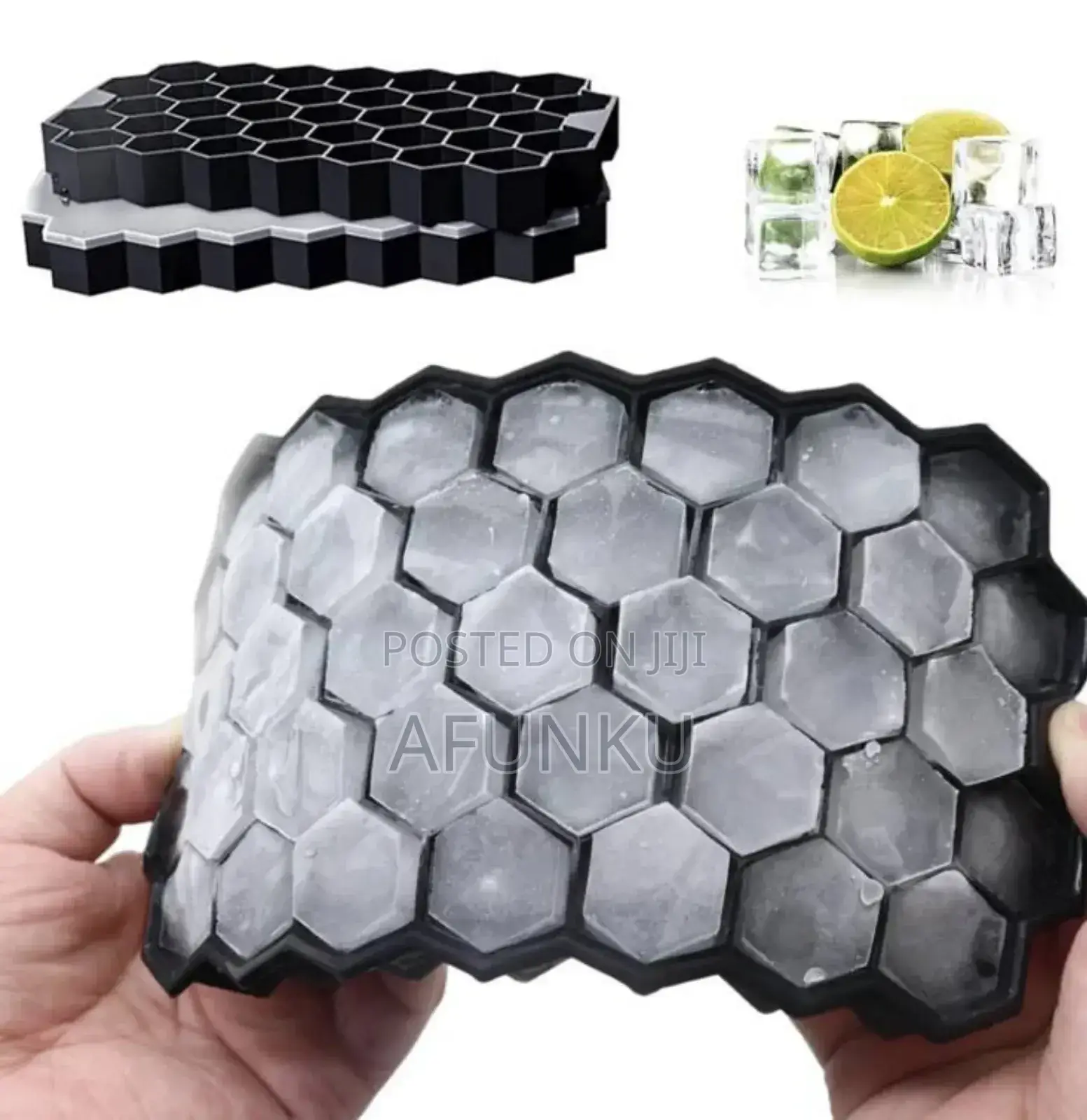 37grid Hexagon Ice Mould (Food Grade Silicon)