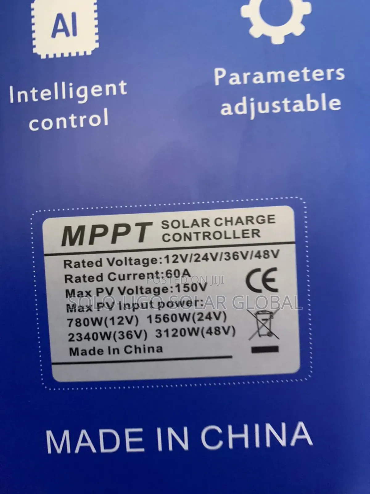 60ah MPPT SMS Charge Controller