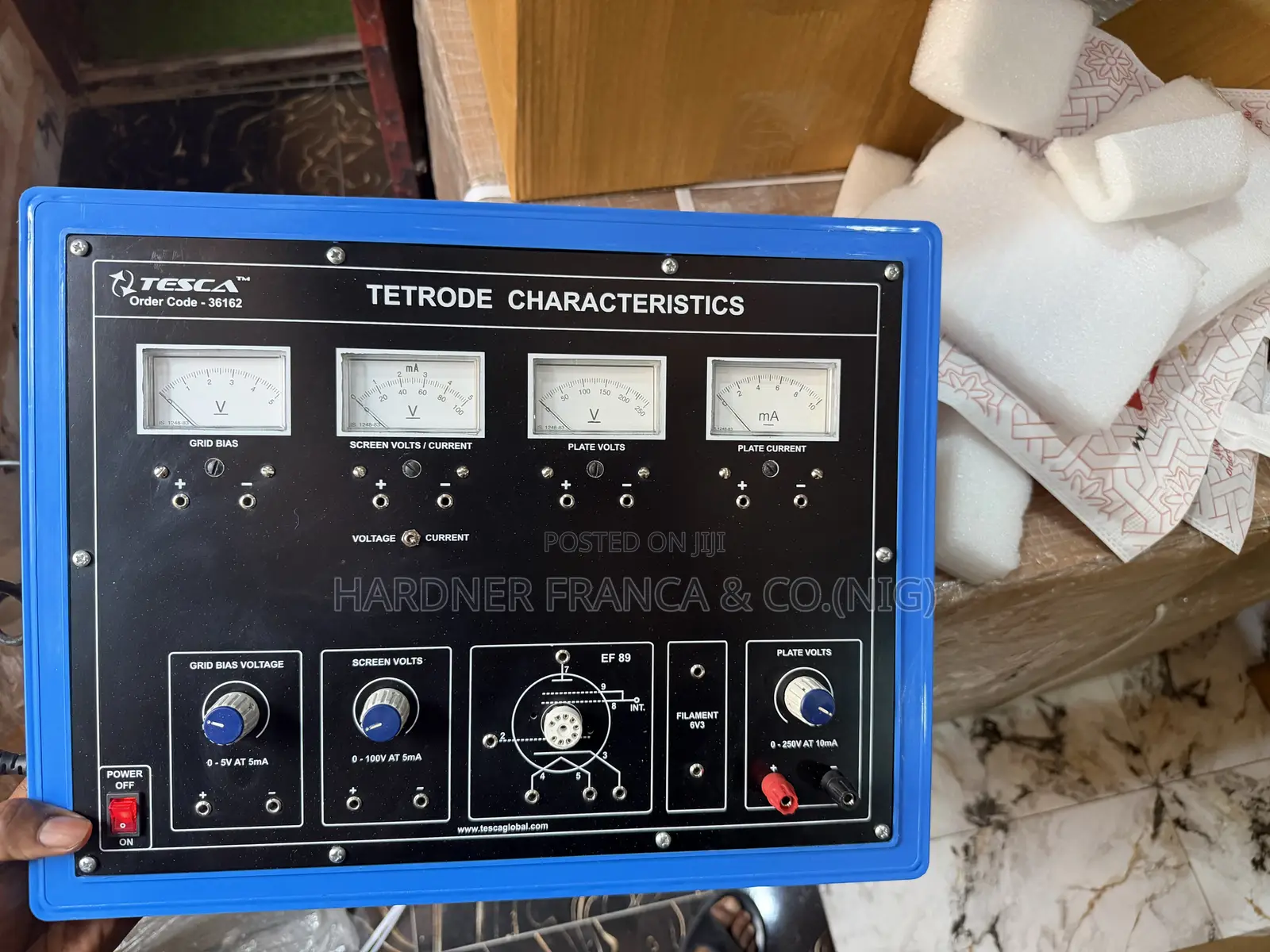 Valve Tester Trainer (Tetrode Characteristics)
