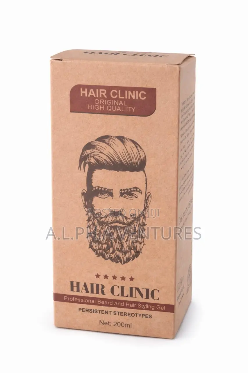 Hair Clinic Professional Beard Hair Styling Gel Men – 200ml