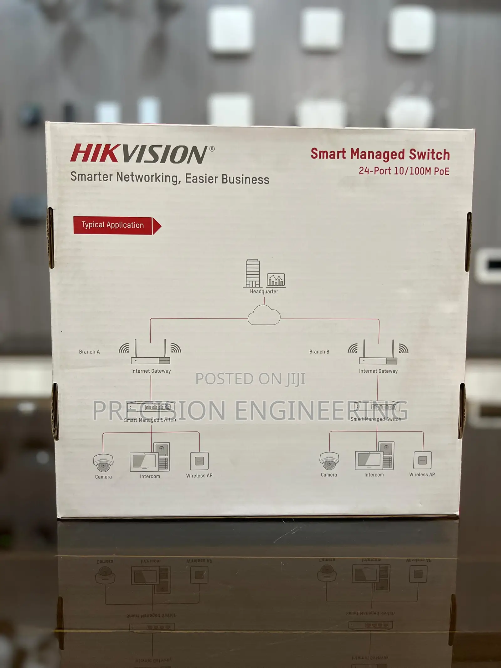 Hikvision Ds-3e1326p-ei/M 24 Port Fast Ethernet Smart Poe Switch