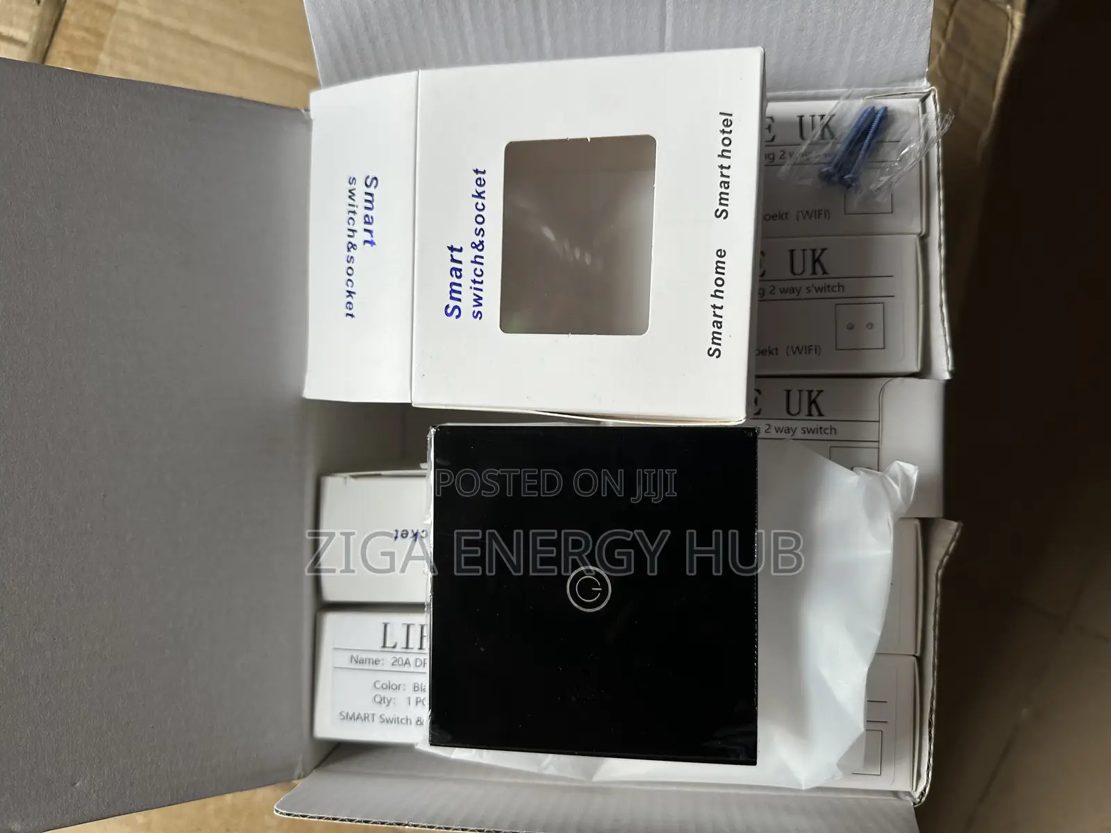1 Gang Smart Switch Black Color