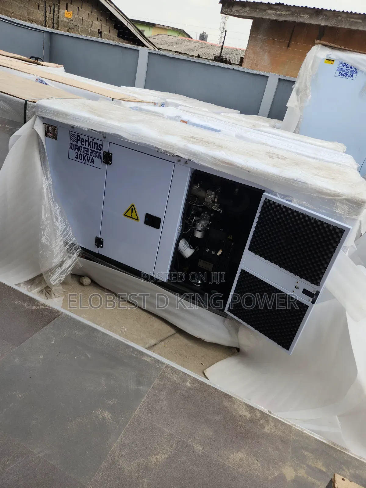 30kva Perkins Soundproof Generator With Warranty Made In England