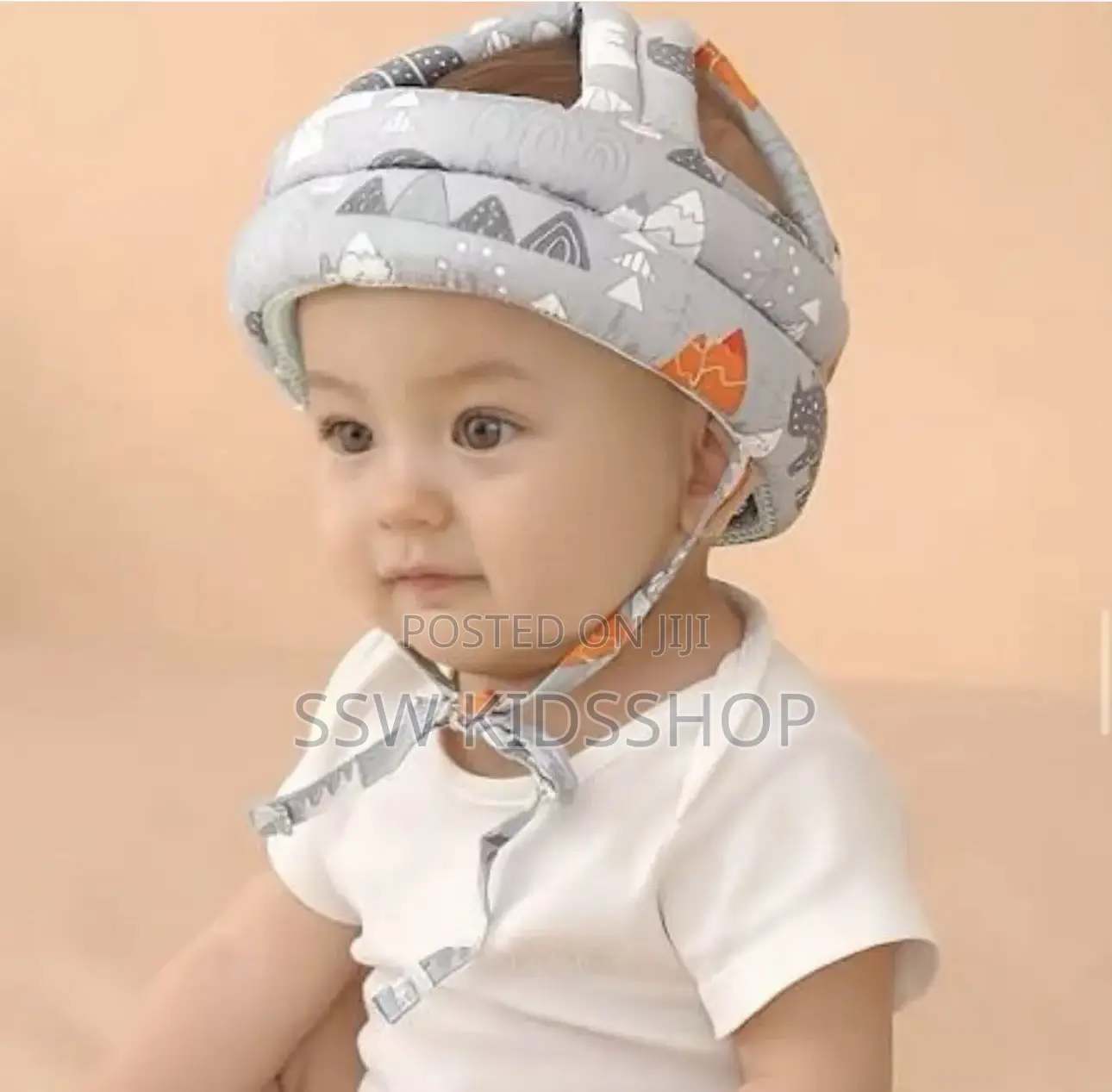 Baby Padded Head Protector/Padded Helmet Adjustable Band