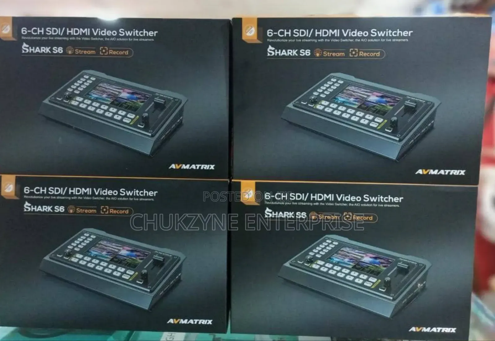 Av Matrix 6 Channels Sdi/Hdmi Video Switcher
