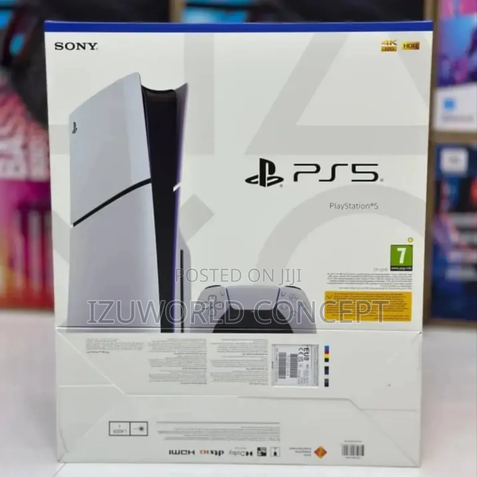 Ps5 Slim Standard European Version Complete Game and Controller