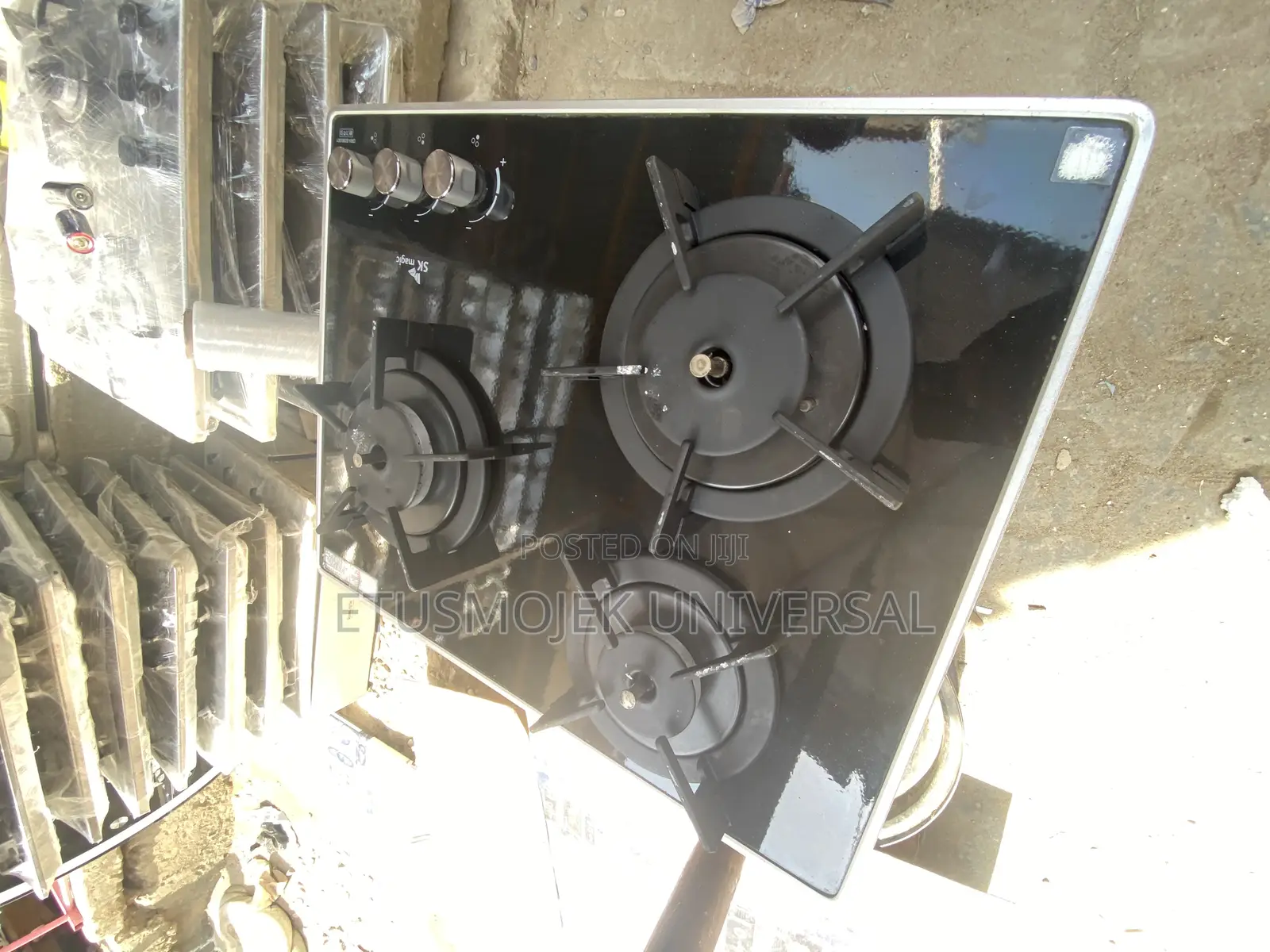 Uk Used Inbuilt/Table 3burners Glass Cooker Hub