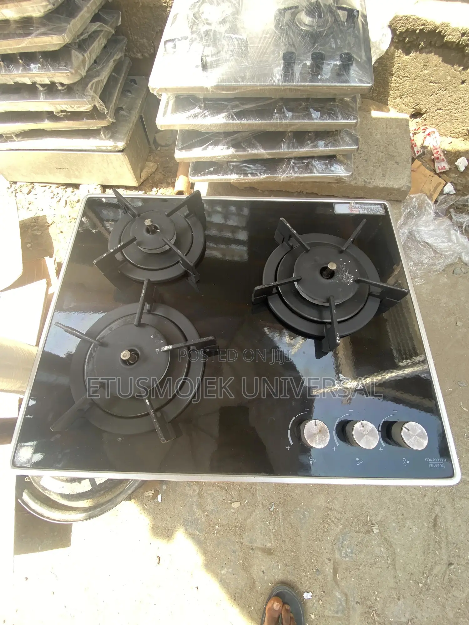 Uk Used Inbuilt/Table 3burners Glass Cooker Hub