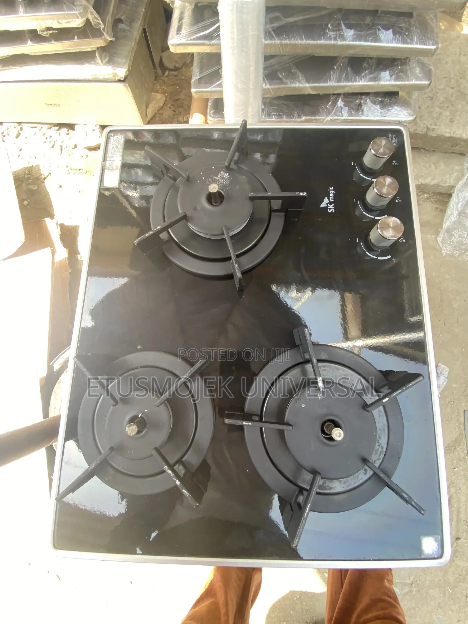 Uk Used Inbuilt/Table 3burners Glass Cooker Hub